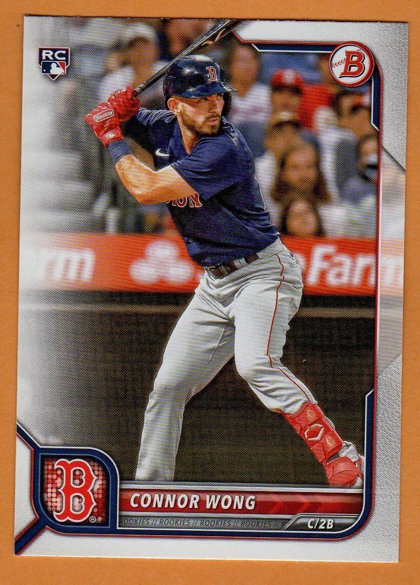 CONNOR WONG(BOSTON RED SOX)2022 Bowman Rookie Baseball Card