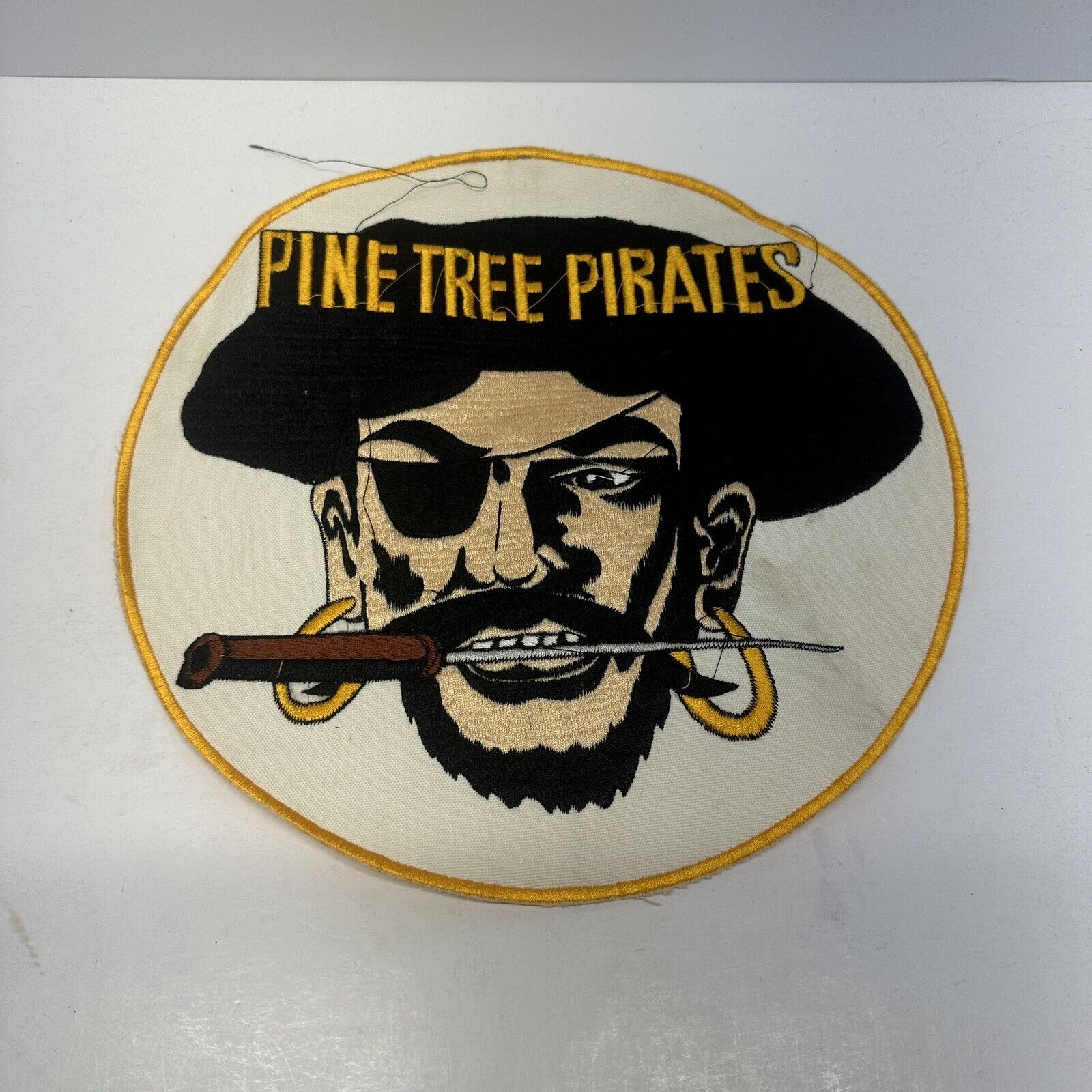 vintage Pine Tree Pirates Texas High school 10” New old Stock 