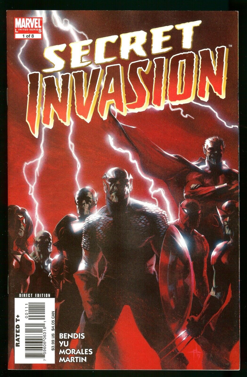 SECRET INVASION #1 (2008) NEW AVENGERS #1 HOMAGE COVER