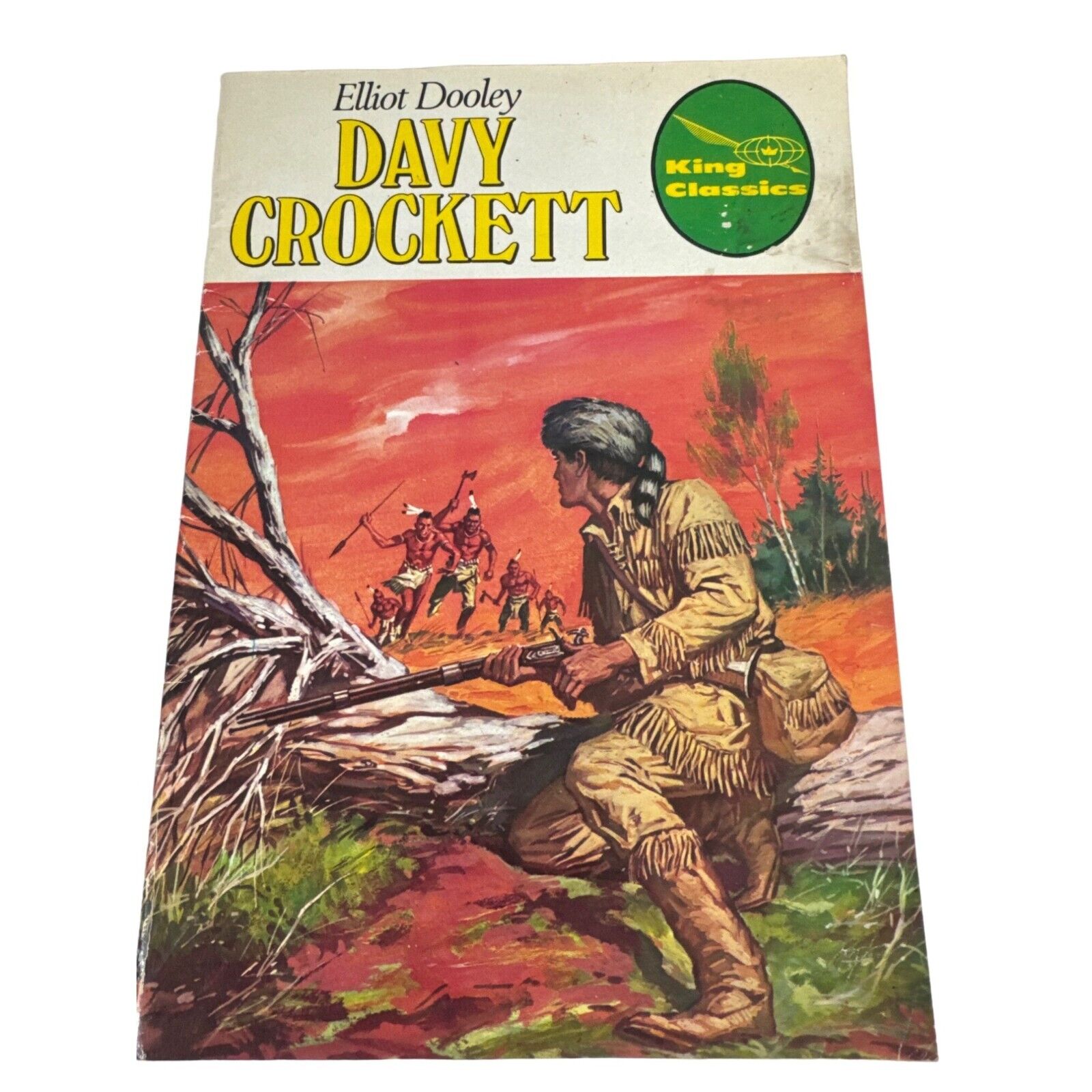 Vintage 1977 Davy Crockett Comic Book Illustrated Classics 1st First Printing
