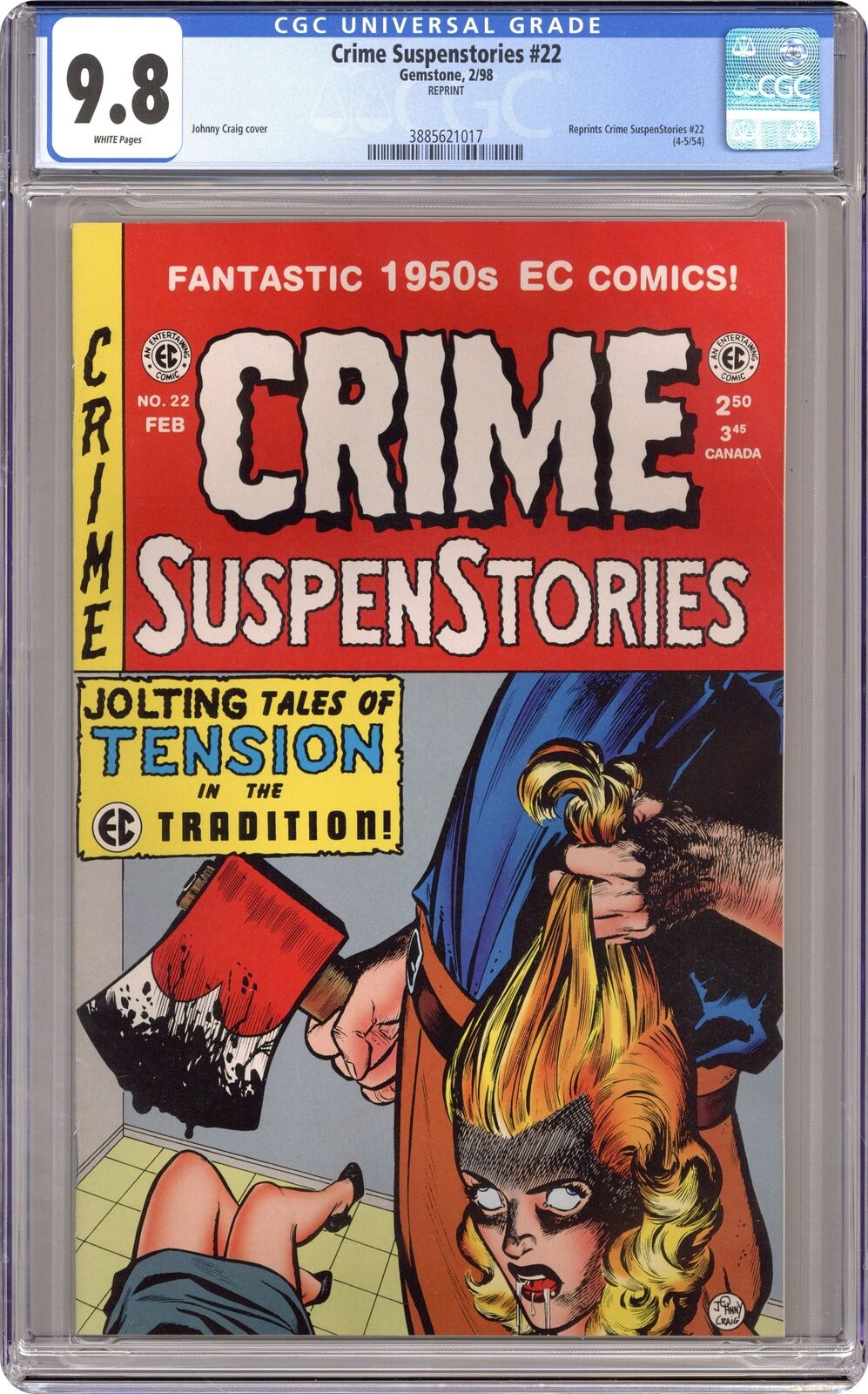 Crime Suspenstories #22 CGC 9.8 1998 3885621017