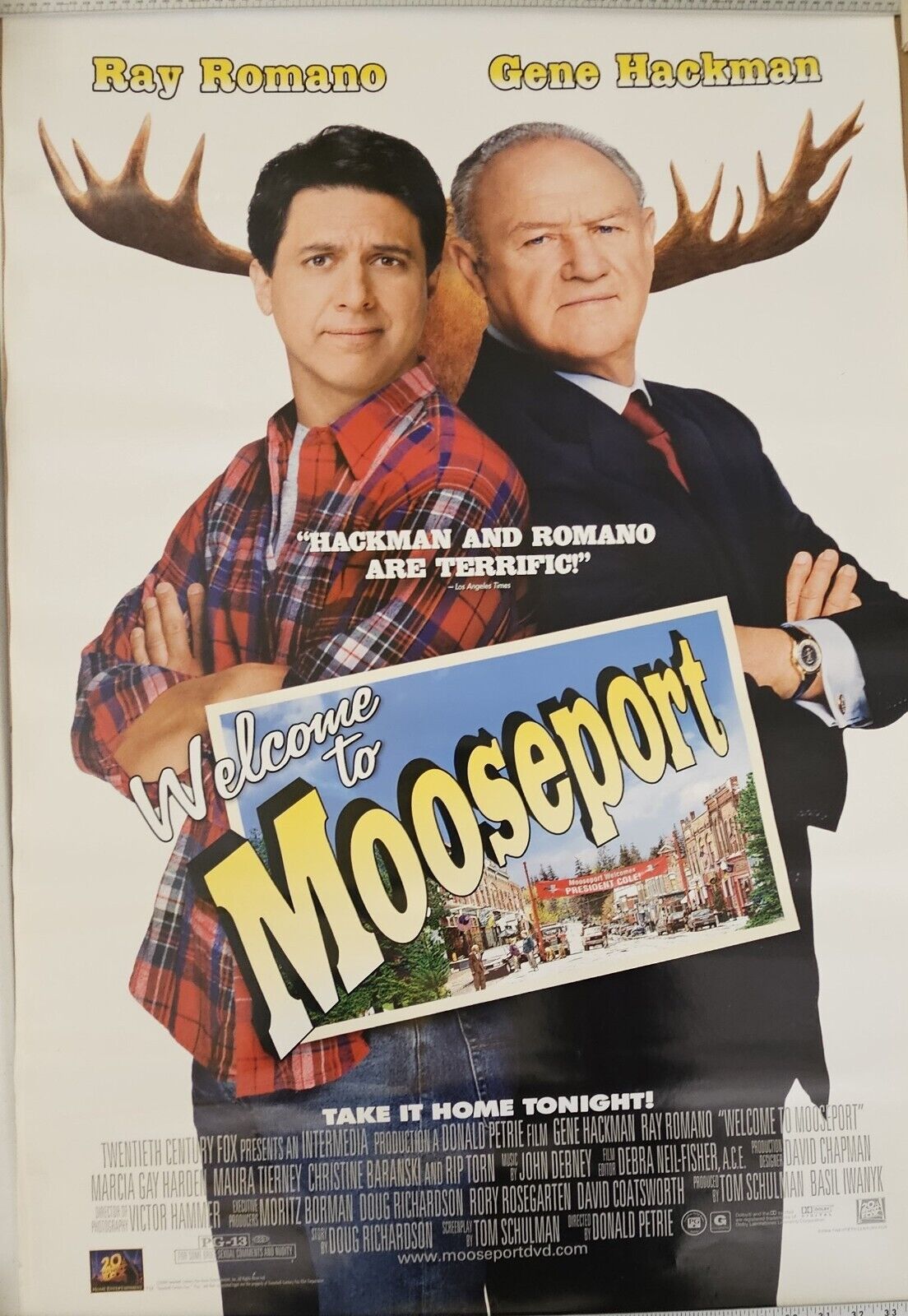 Ray Romano and Gene Hackman in MOOSEPORT  27 x 40  DVD movie poster