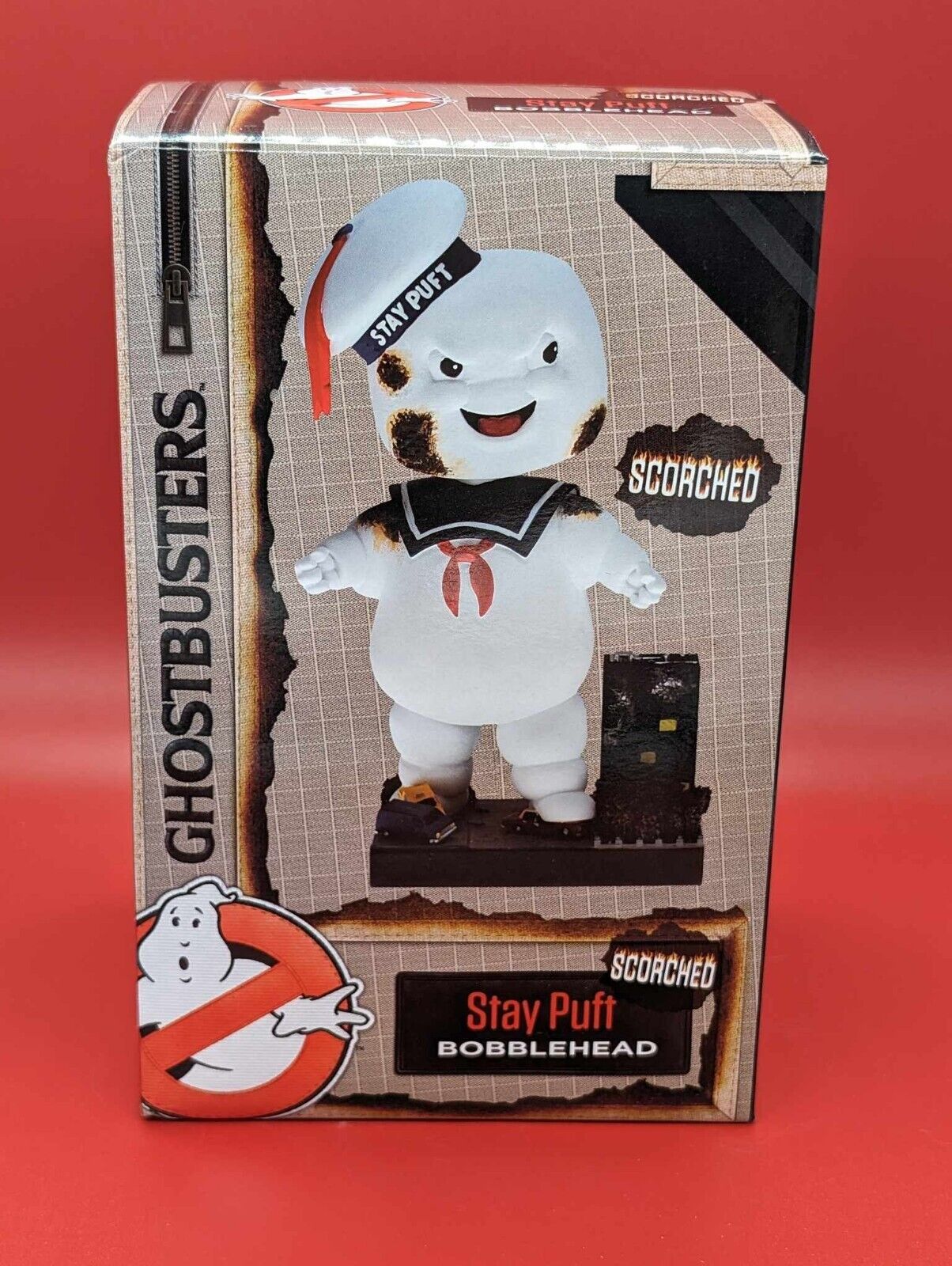 Stay Puft Ghostbusters Scorched Marshmallow Bobblehead Royal Bobbles Brand New