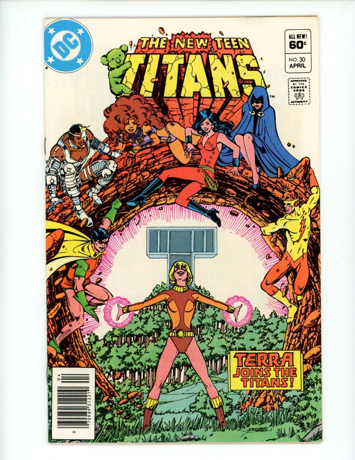 New Teen Titans #30 Comic Book 1983 VF- Marv Wolfman George Perez DC