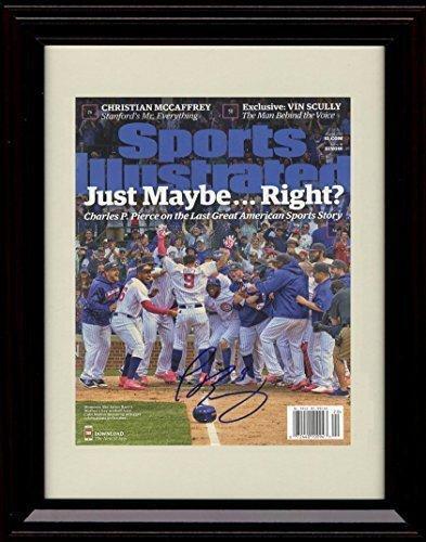 Gallery Framed Javier Baez SI Autograph Replica Print - Just Maybe.Right?