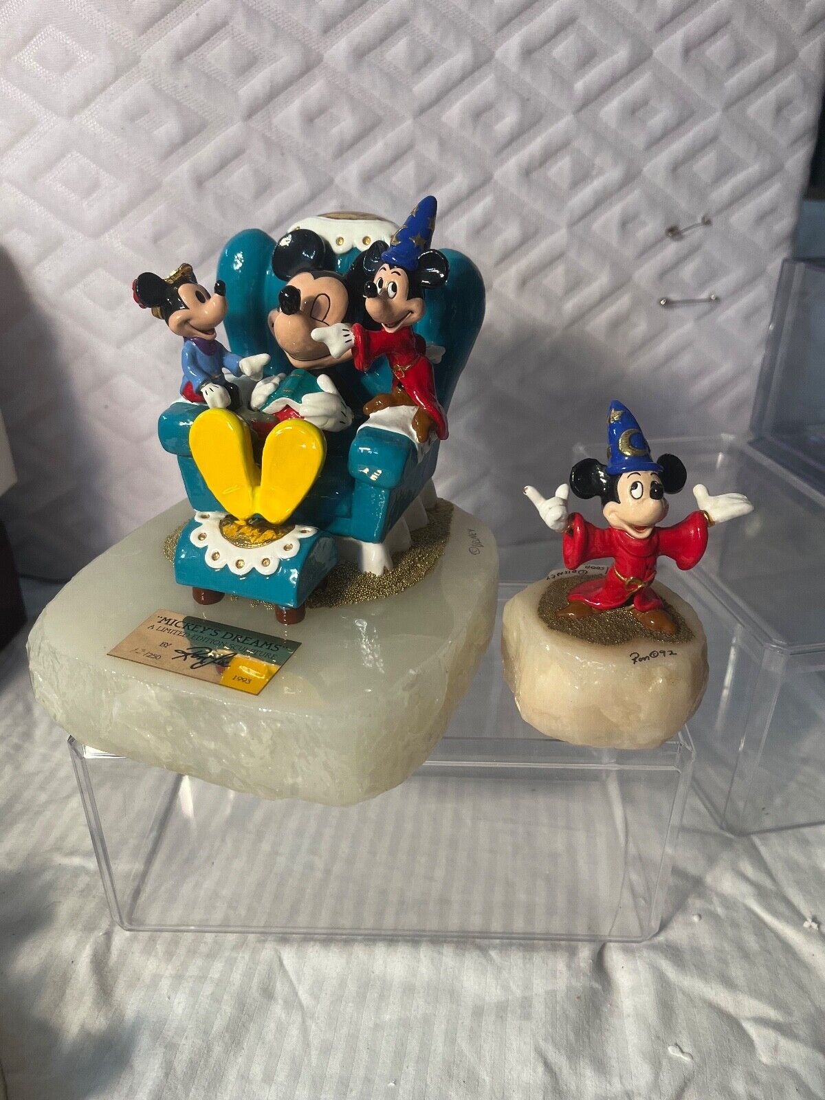 Ron Lee Disney Mickey’s Dreams LE Sculpture 1993 