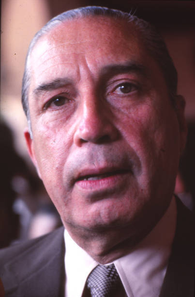 Gregorio Conrado Alvarez, president of Uruguay since 1981 to 1985 - Old Photo