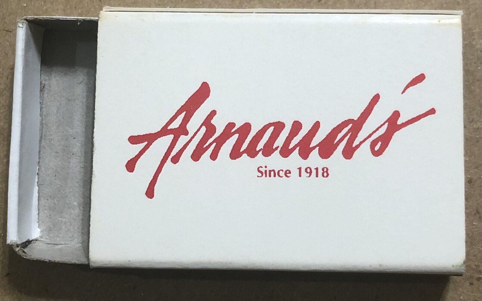 Vintage Empty Matchbook Box Cover - Arnaud’s Restaurant New Orleans, LA      B