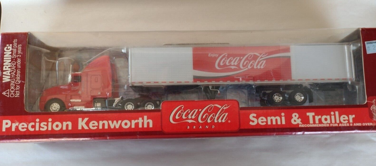 Gearbox Precision Kenworth Coca-Cola Semi & Trailer Die Cast Metal