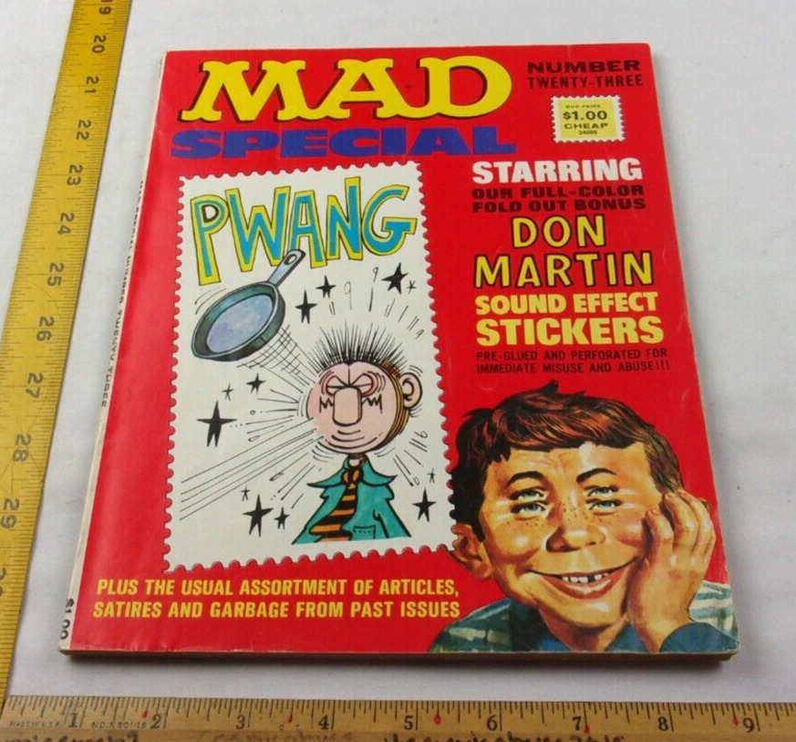 MAD Special magazine #23 1977 Don Martin without stickers