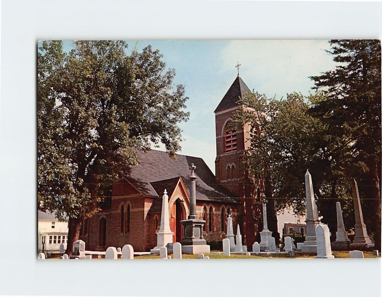 Postcard Christ Church Episcopal Milford Delaware USA
