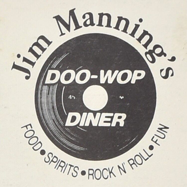 1970s Jim Manning Doo-Wop Diner Restaurant Menu Boardwalk Wildwood New Jersey