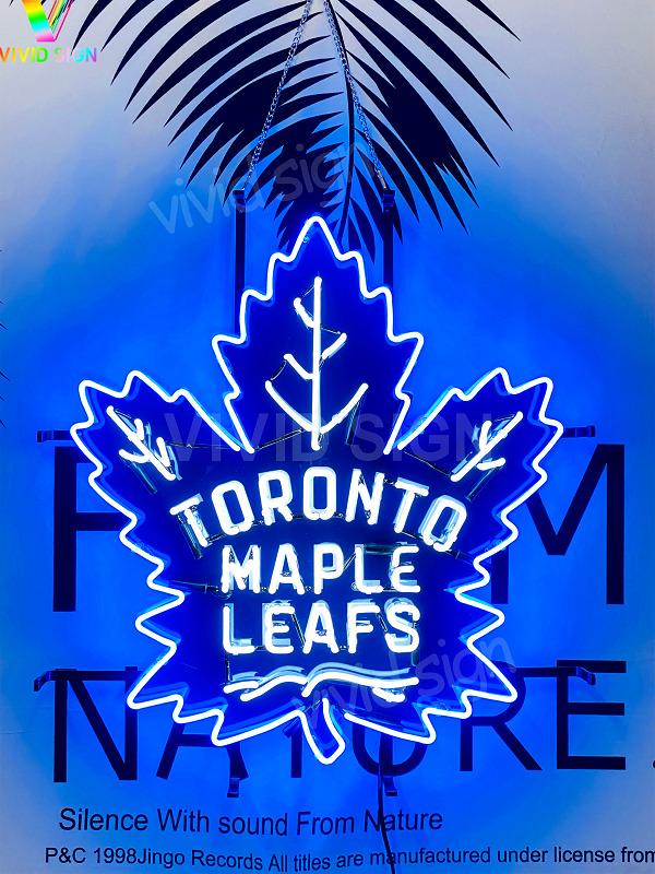New Toronto Maple Leafs Neon Light Sign 24x20 Lamp With HD Vivid Printing