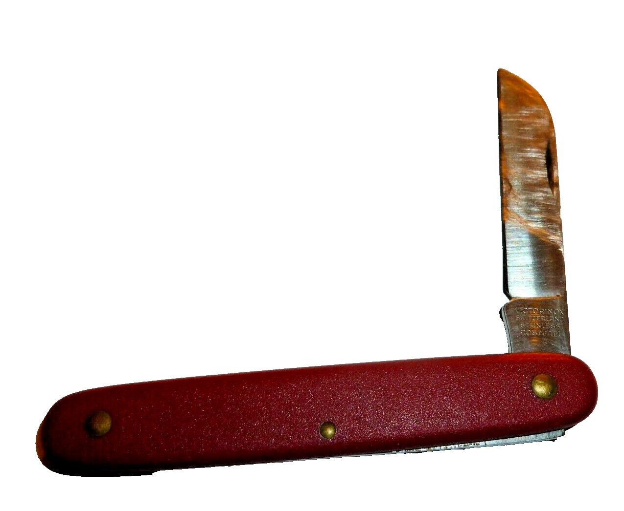 VTG Victorinox Switzerland Stainless S  Rostfrei Single Blade Folding Knife