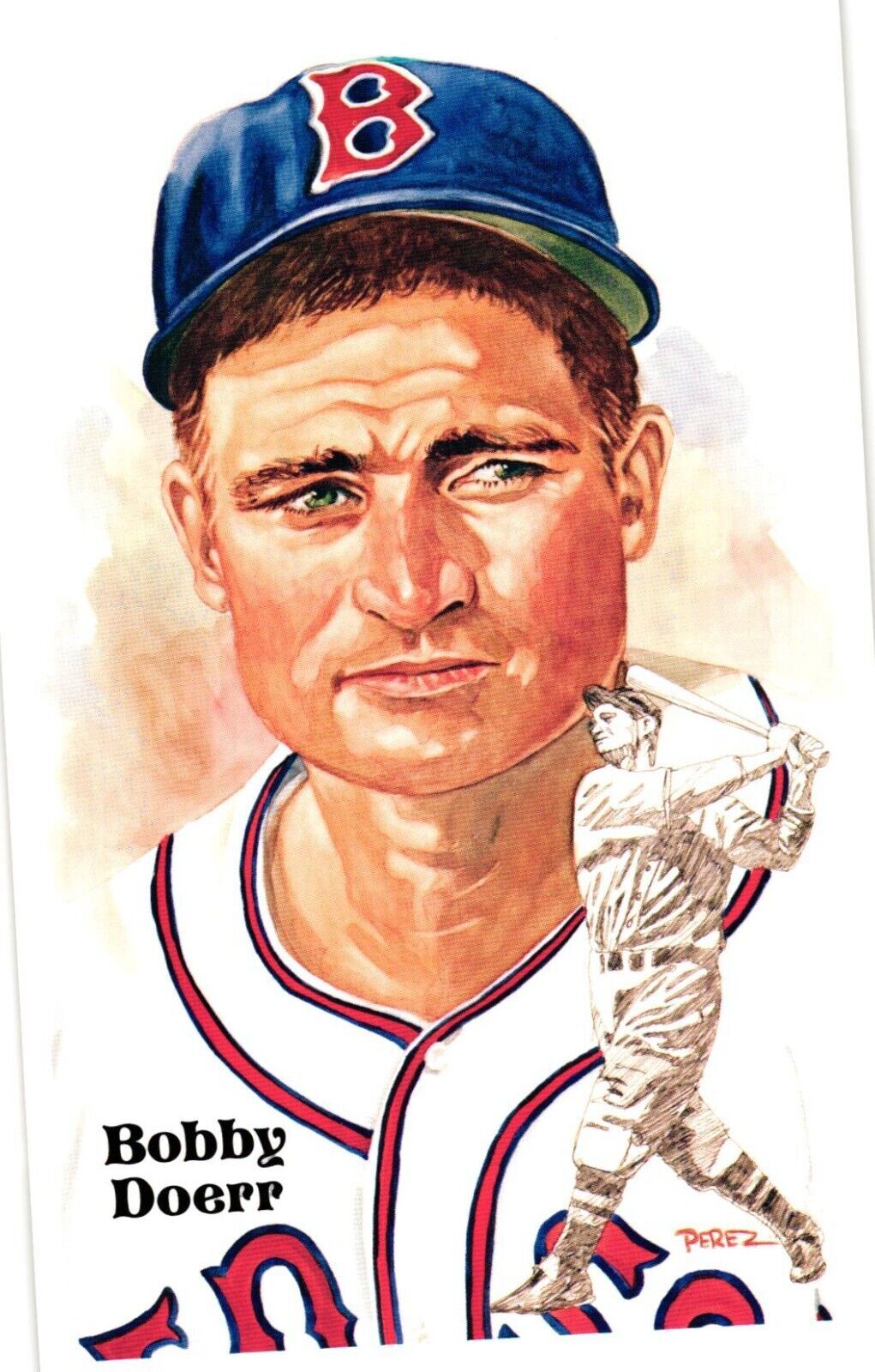 Bobby Doerr  1980 Perez-Steele Baseball Hall of Fame Limited Edition Postcard
