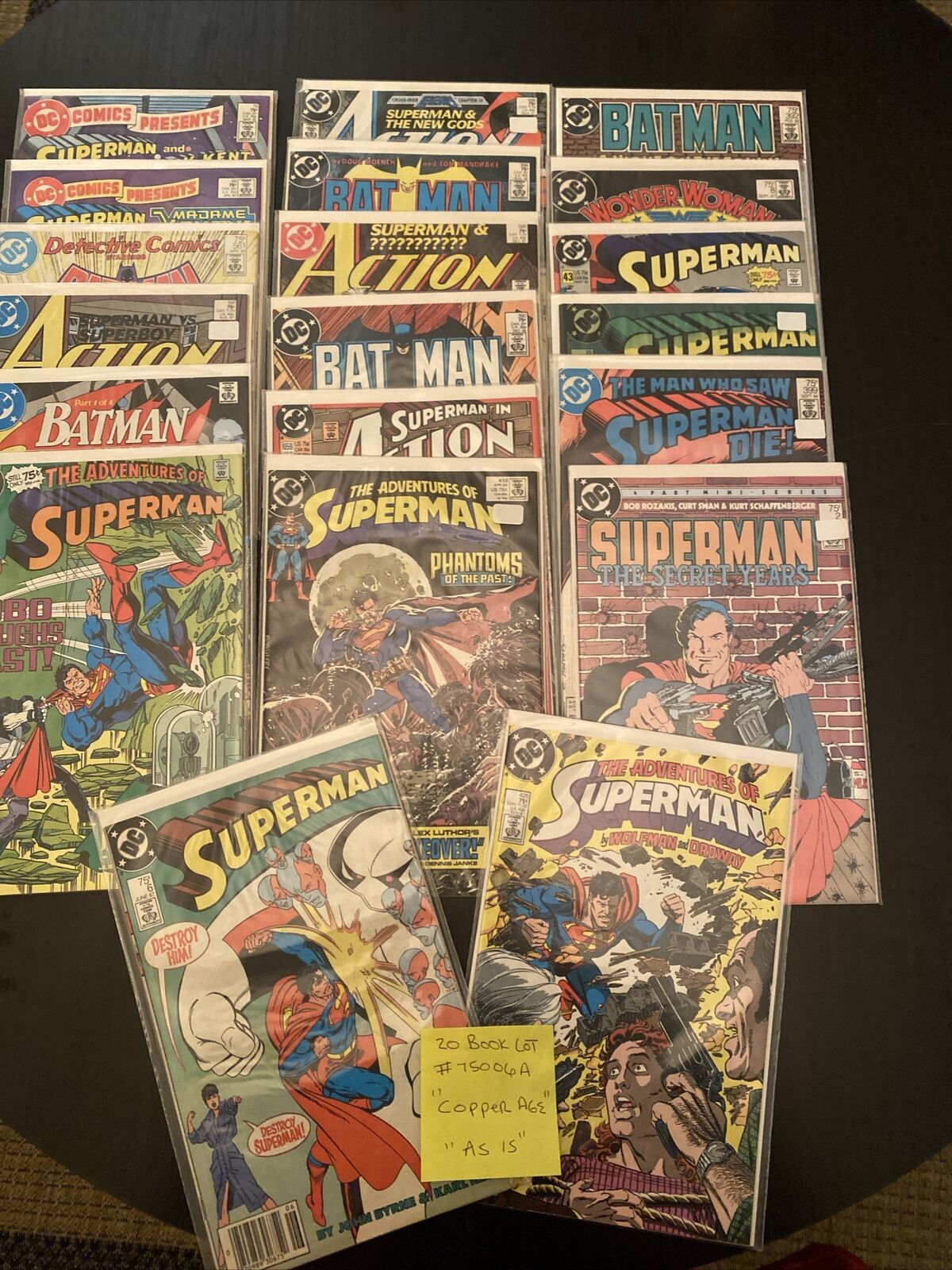 DC Comics Vintage 75c / 20 Book Lot. Various Titles. **Copper Age** Lot# 75006A