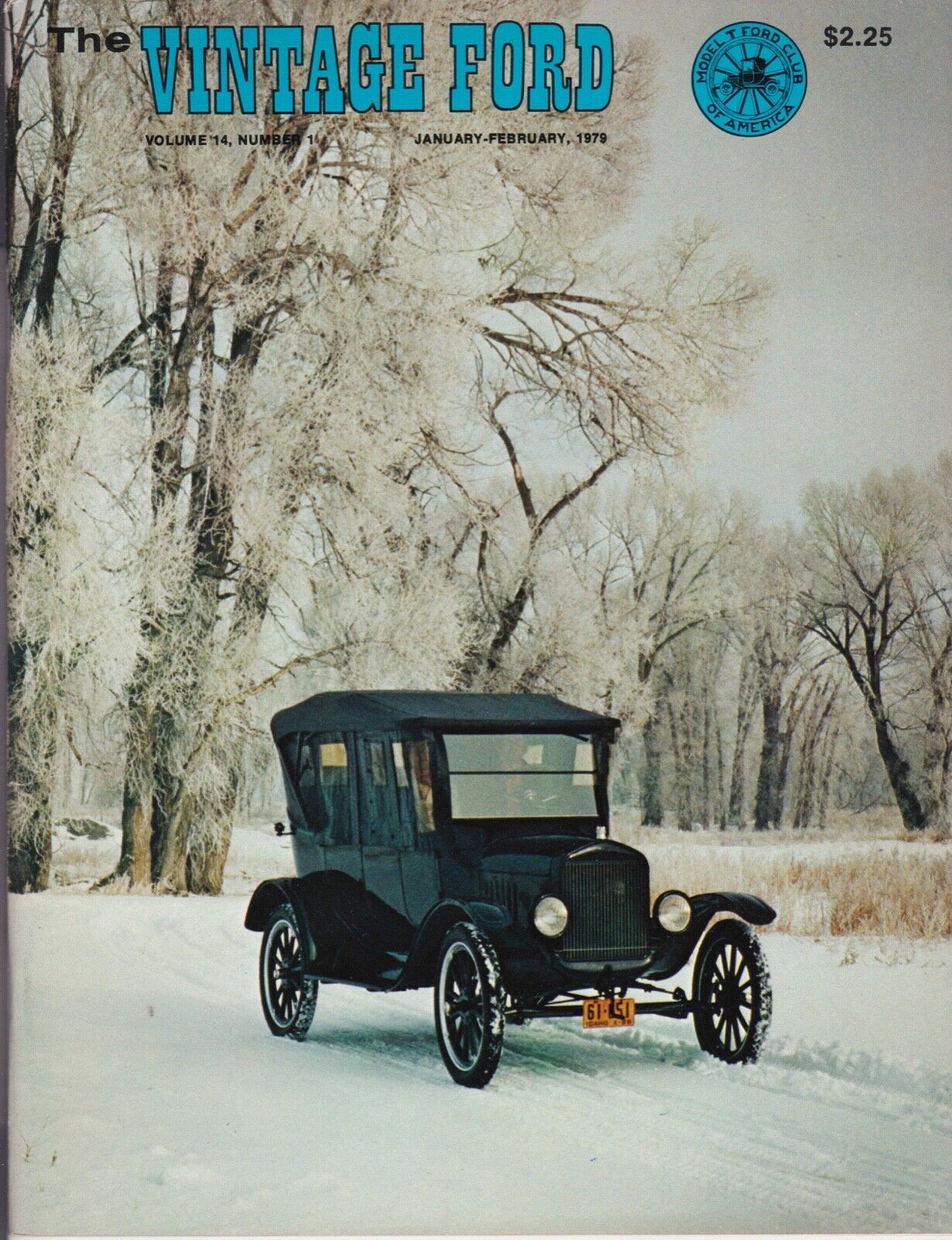 1924 TOURING CAR - THE VINTAGE FORD 1979 MAGAZINE - REXBURG, IDAHO