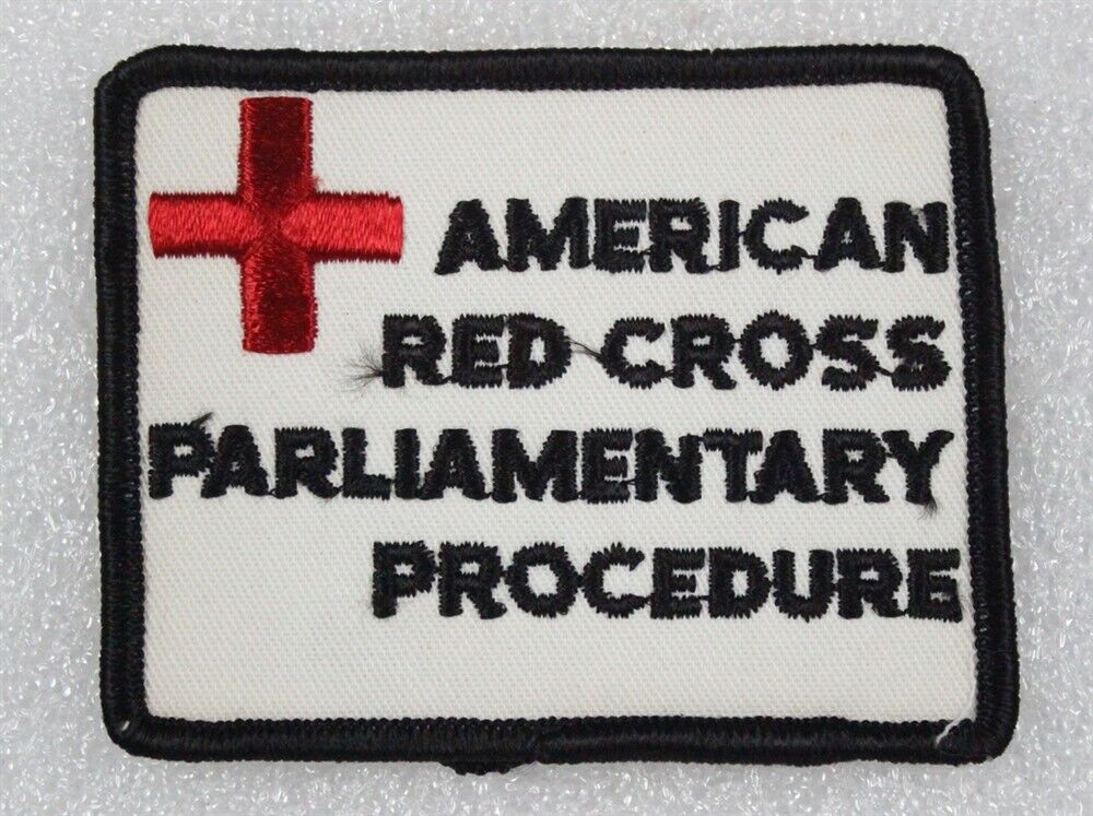 Red Cross: Parliamentary Procedure patch - 3 1/4\
