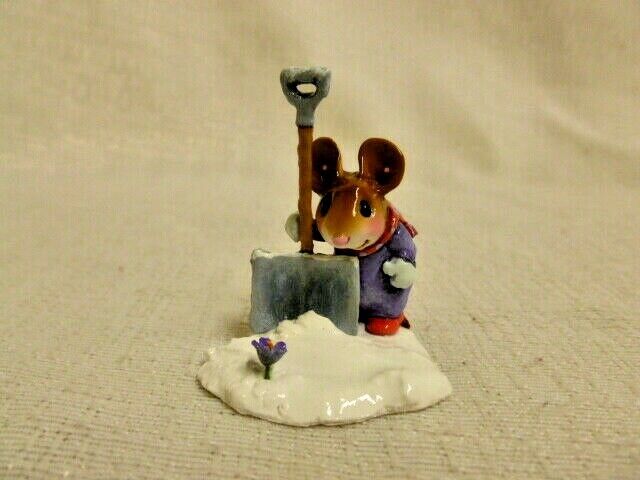 Wee Forest Folk Early Bloomer Special Edition Purple M-390 Mouse Figurine