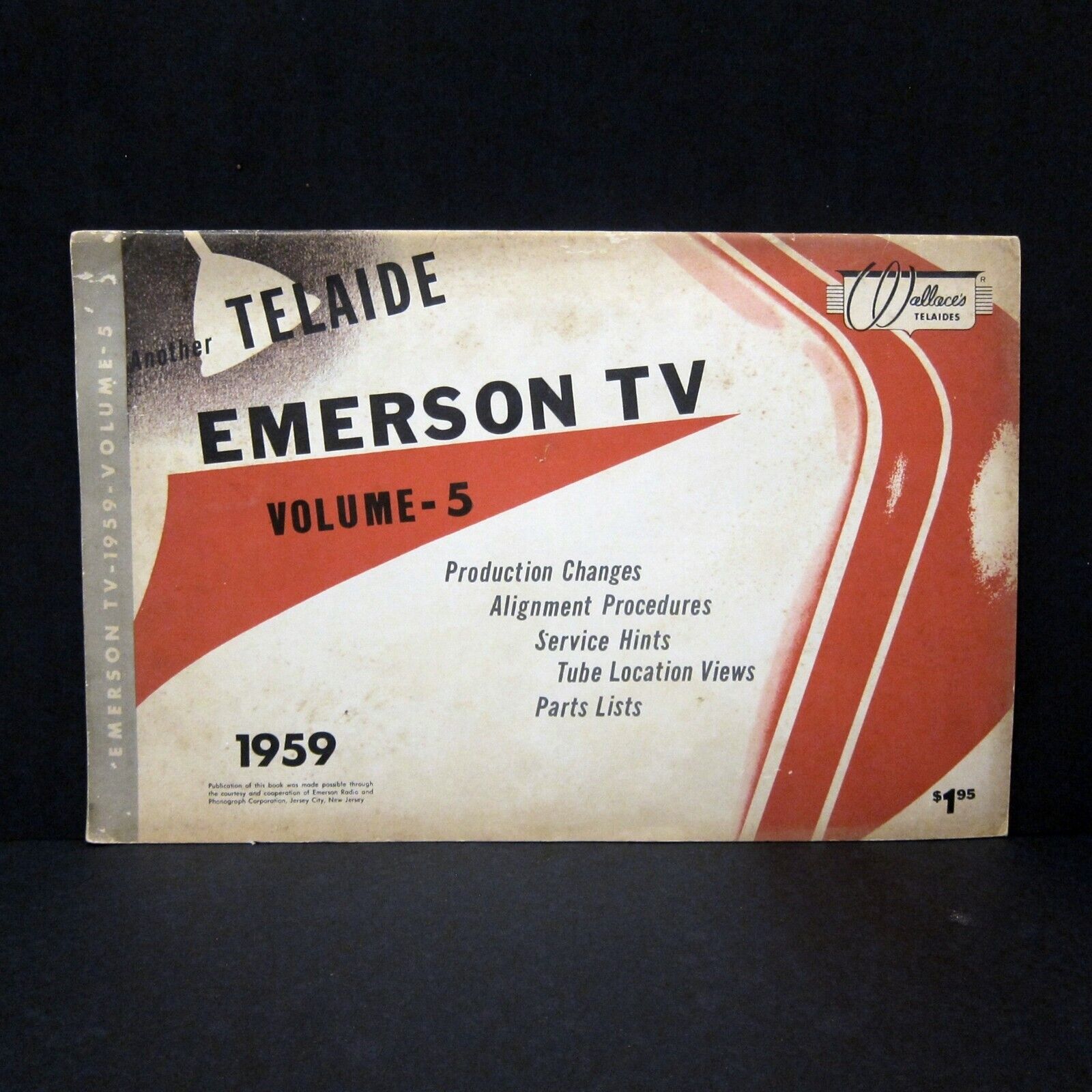 EMERSON 1959 TV SERVICE MANUAL - Large Format