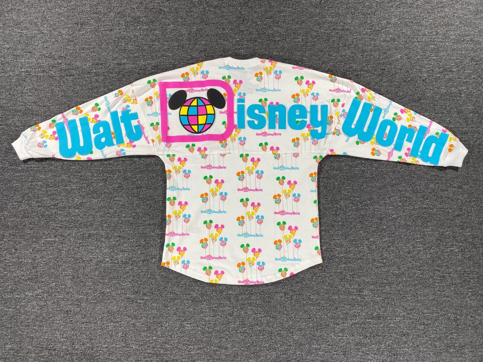 Spirit Jersey Shirt Adult Small Disney World Mickey Mouse Balloons Retro 60\'s S