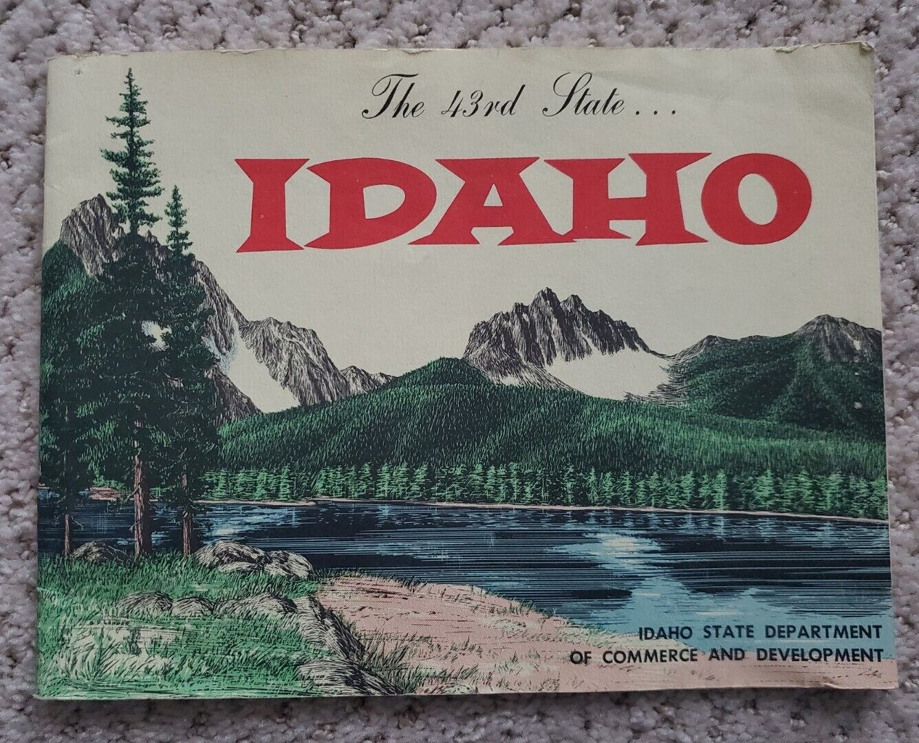 Vintage Idaho Commerce And Development  Book - circa late 1960\'s - 24 pages