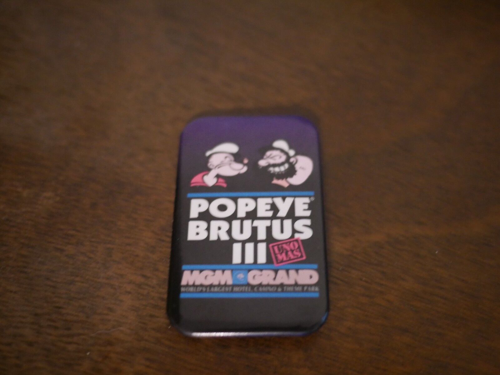 Popeye Brutus 3 Uno Mas MGM Grand button