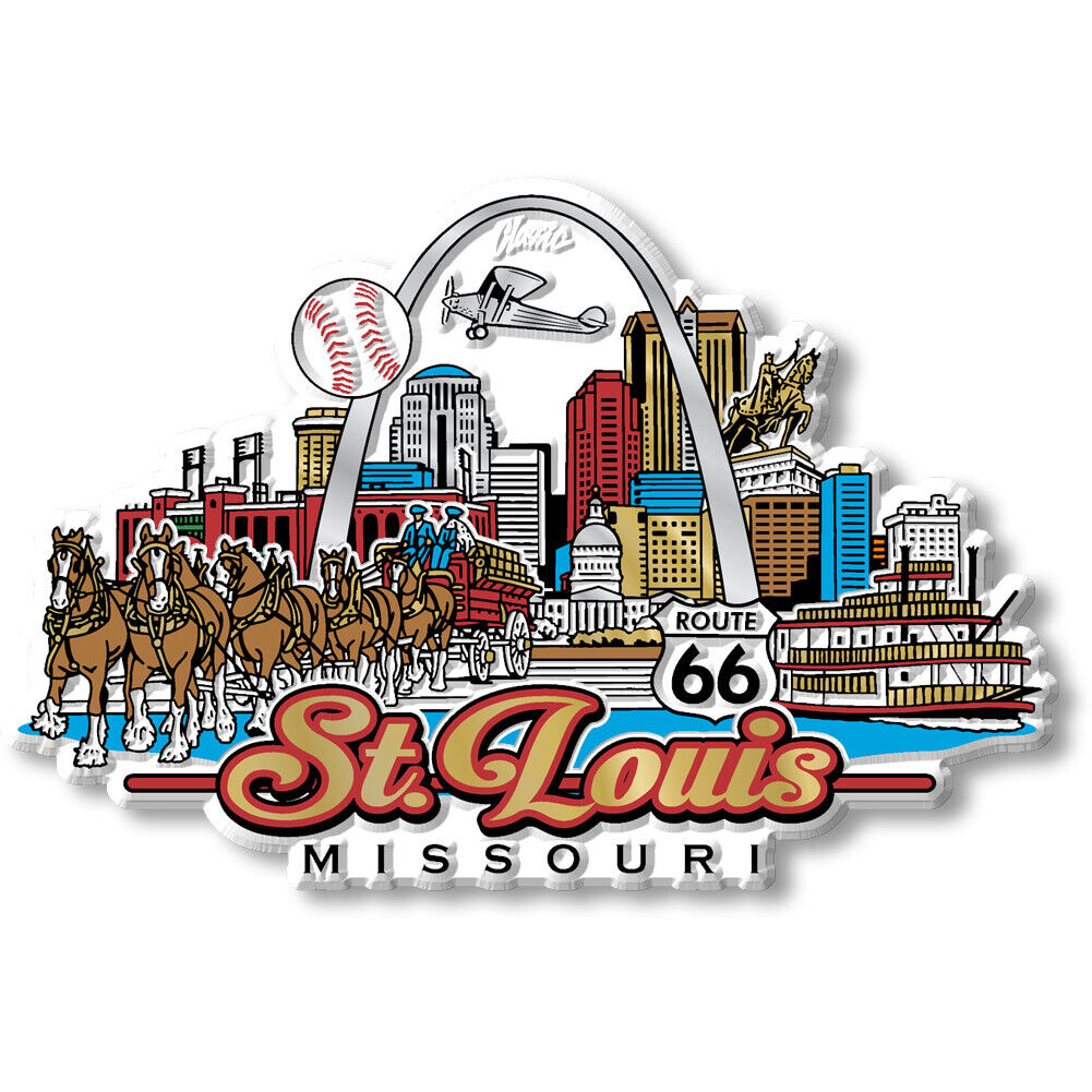 St. Louis City Magnet by Classic Magnets