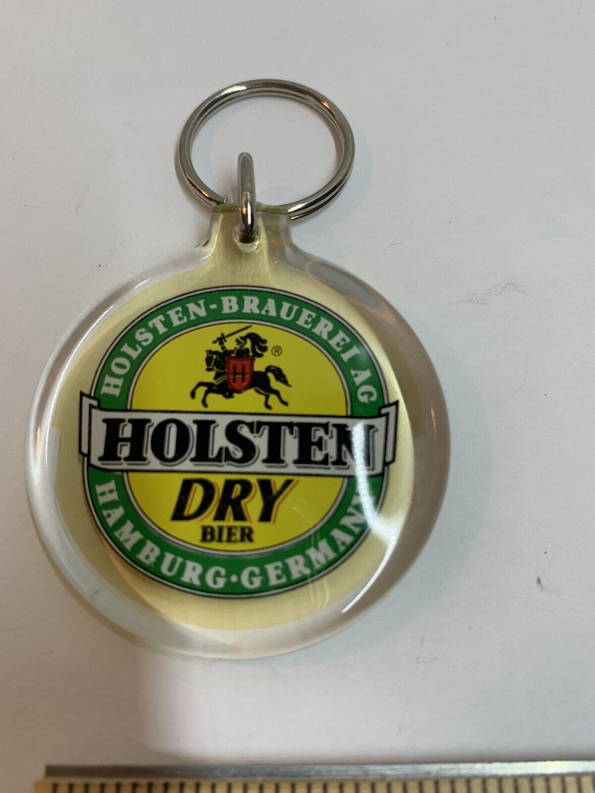 Vintage 1990’s Holsten Dry Beer Keychain Retro
