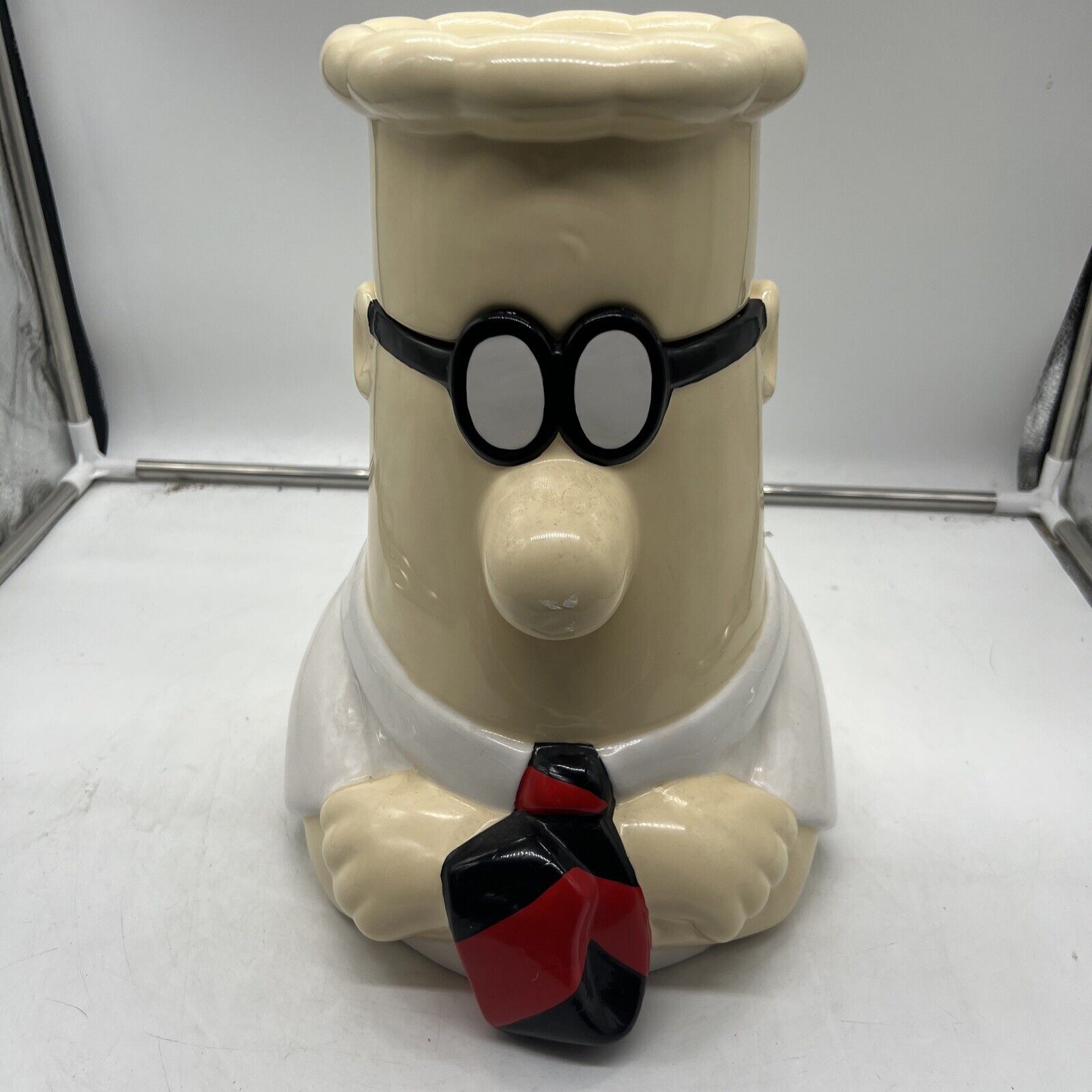 Treasure Craft Dilbert Cookie Jar Collectible Ceramic Kitchen Storage