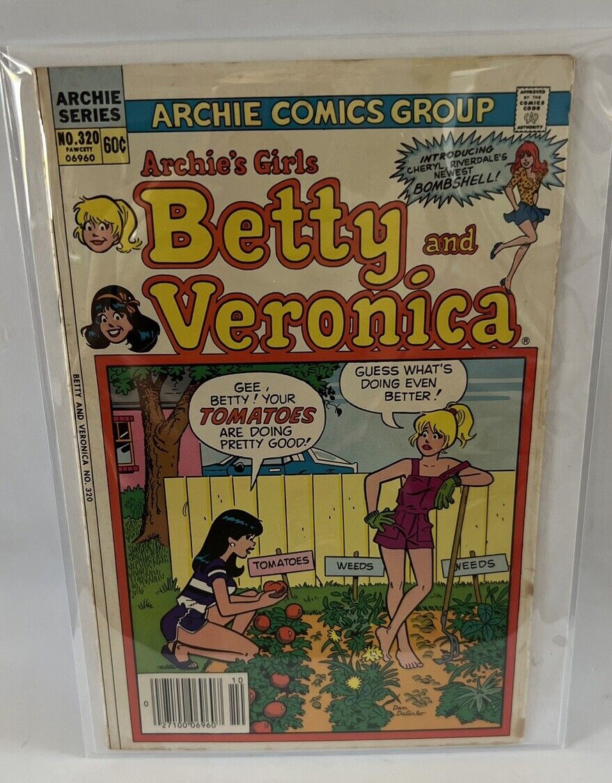 Archie\'s Girls Betty and Veronica #320 (1982) 1st App of Cheryl Blossom Key