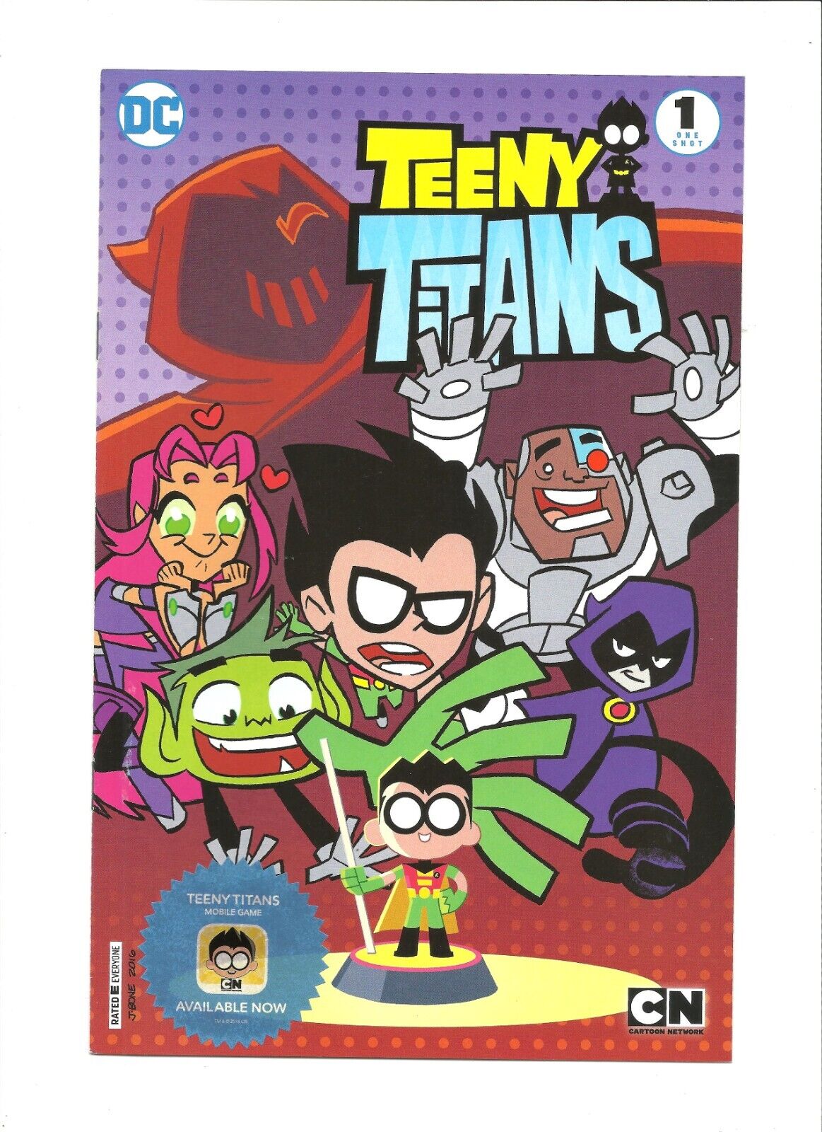 Teeny Titans 1 One-Shot DC Comics 2016 Rare HTF Cartoon Network Teen Titans GO