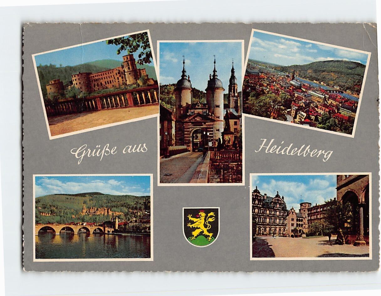 Postcard Grüße aus Heidelberg, Germany