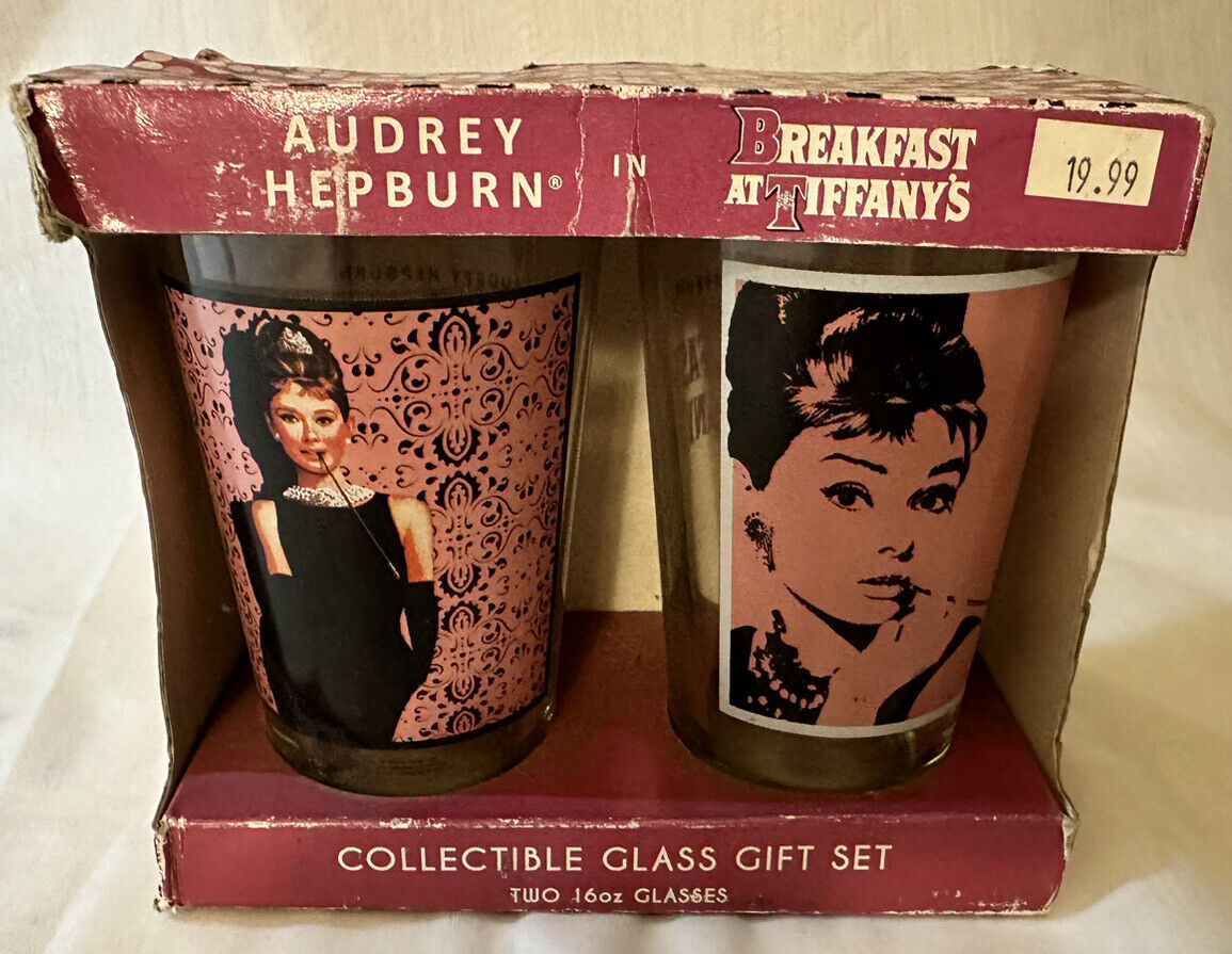 Boelter Brands Audrey Hepburn Breakfast at Tiffany\'s Pint Glass 16oz - Set Of 2