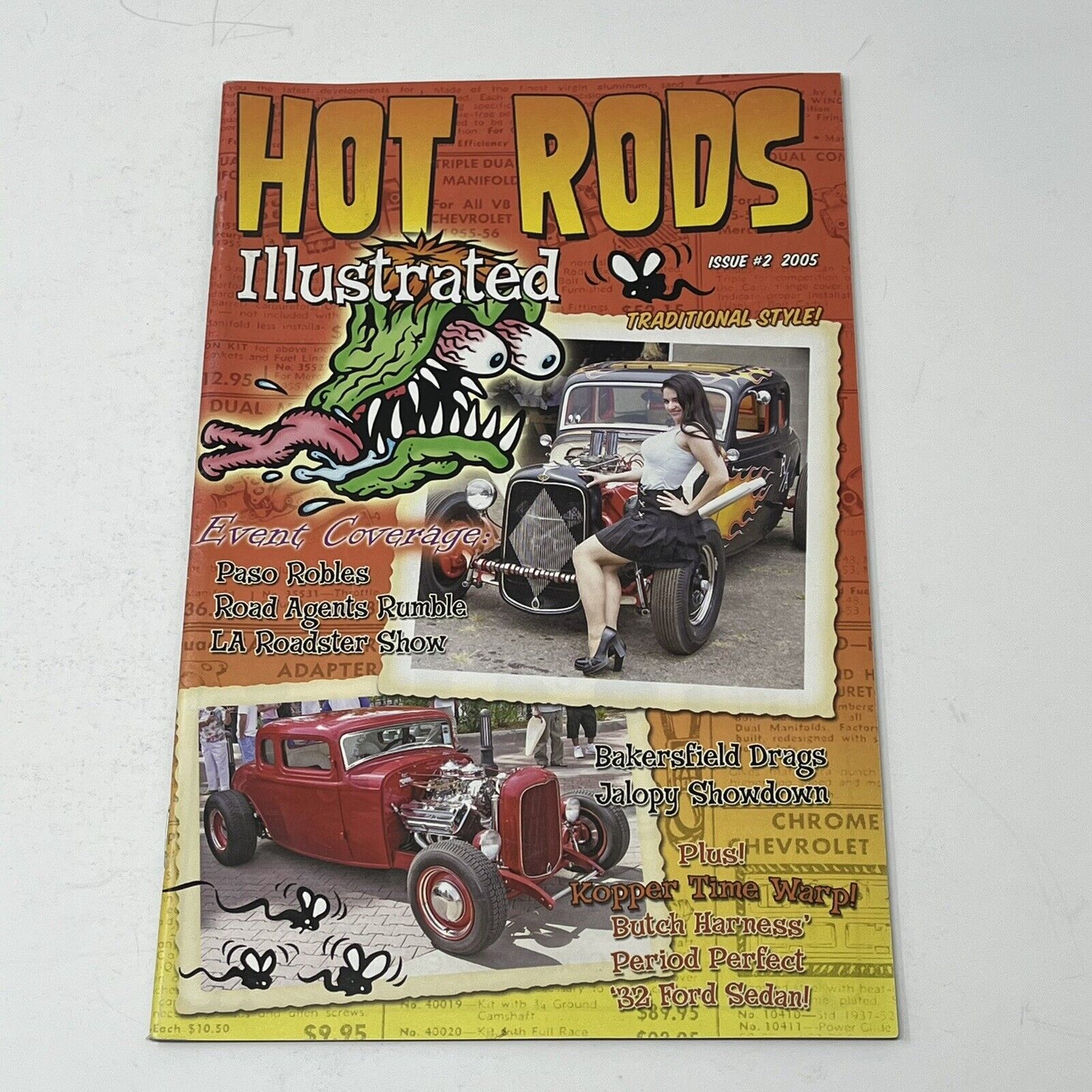2008 Hot Rods Illustrated Magazine Paso Robles Road Agents Rumble Roadster Show