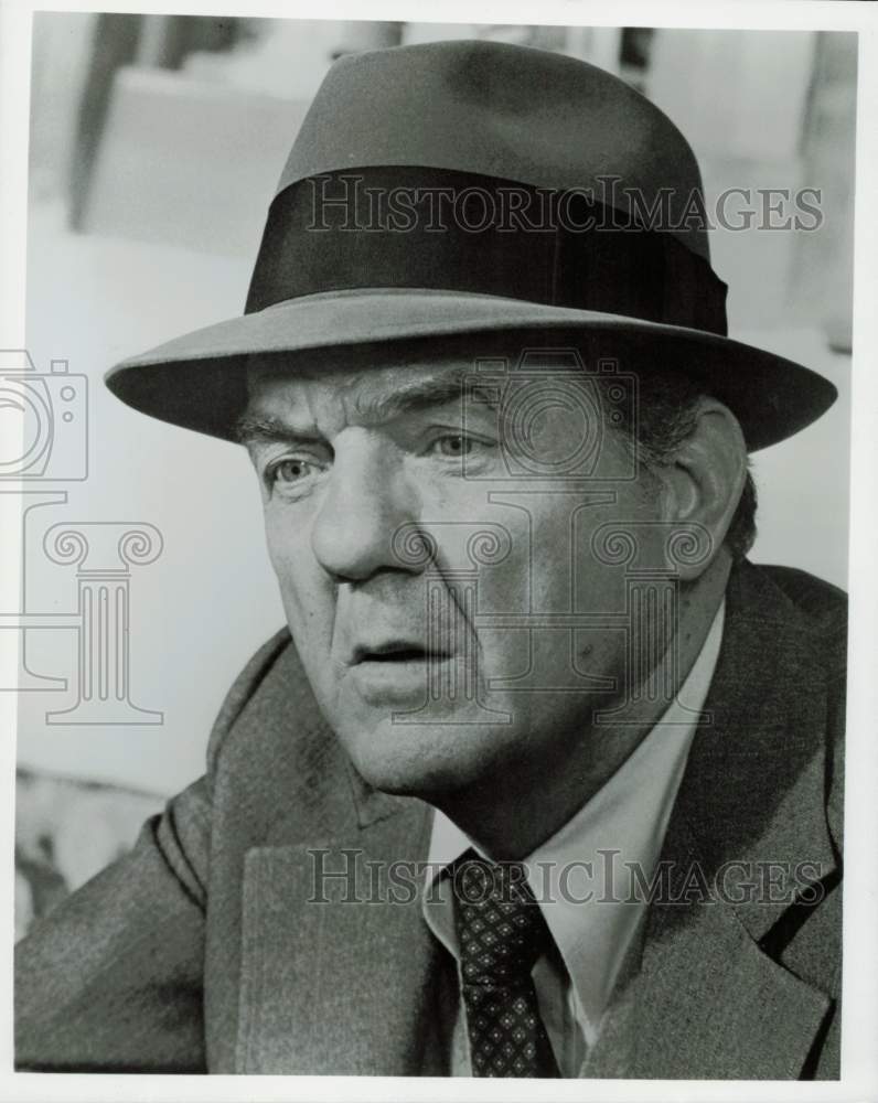Press Photo Actor Karl Malden with a questioning look on his face - afa24329