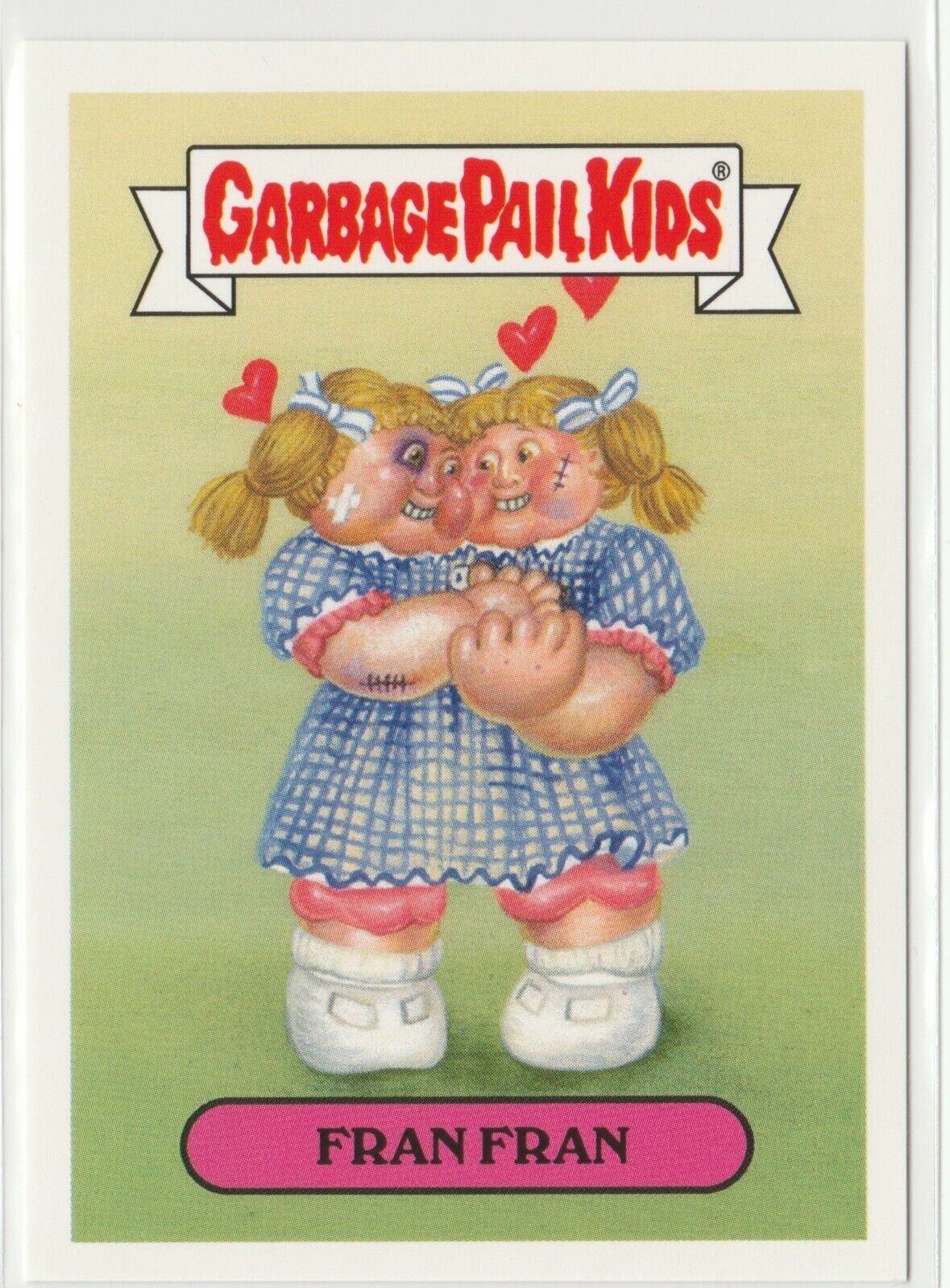 2018 Garbage Pail Kids Valentine\'s Day #3b Fran Fran GPK short print SP rare