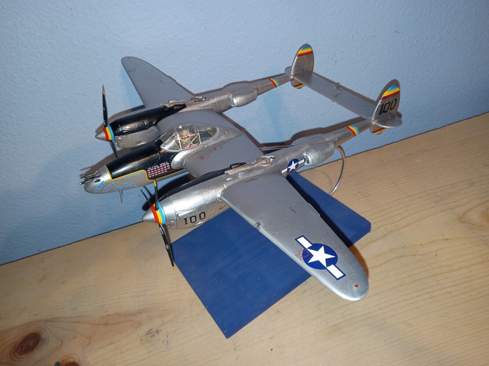 Lockheed P-38 L Lightning Scale Model, built