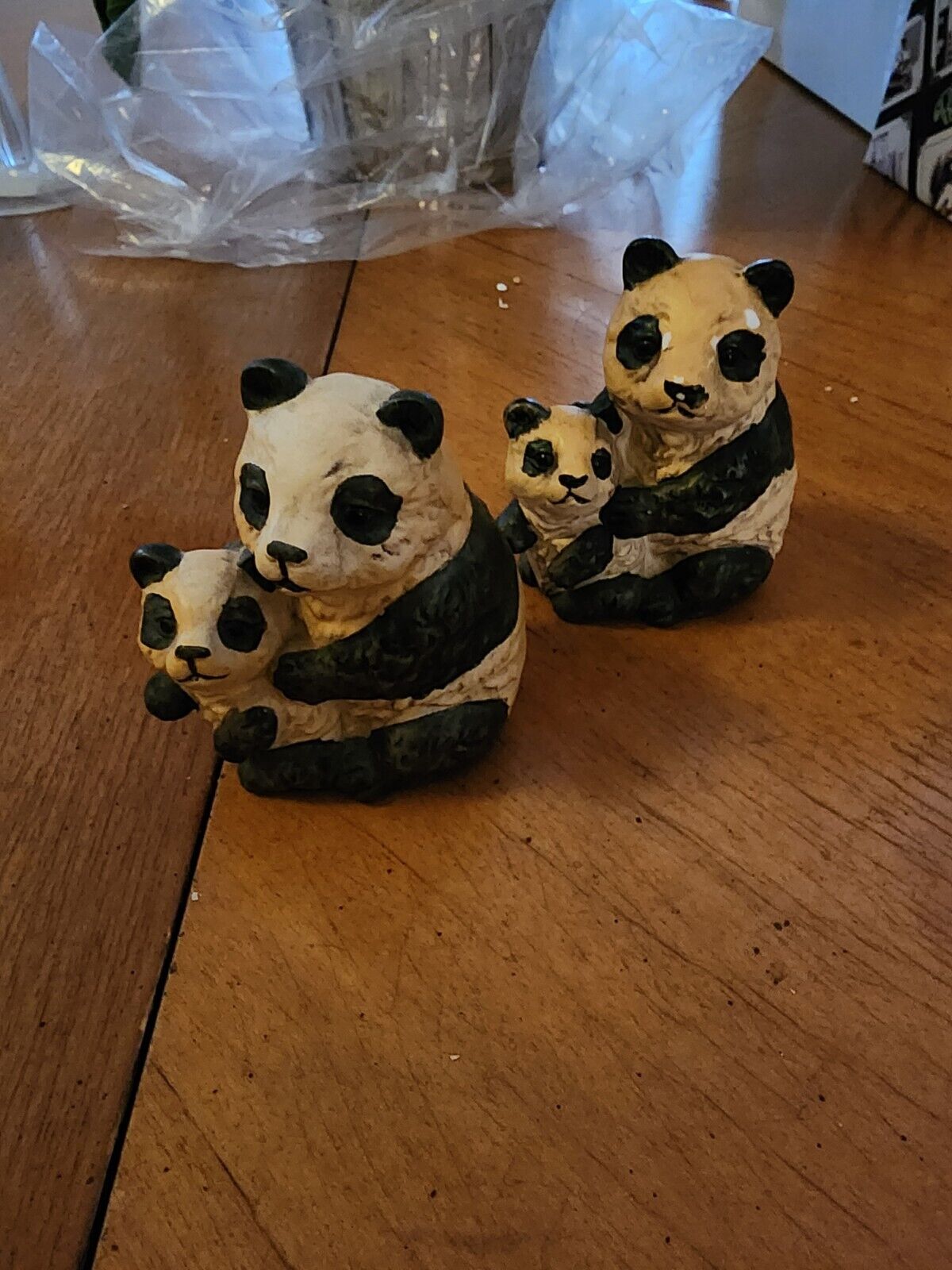 2 Vintage pandas made in Japan