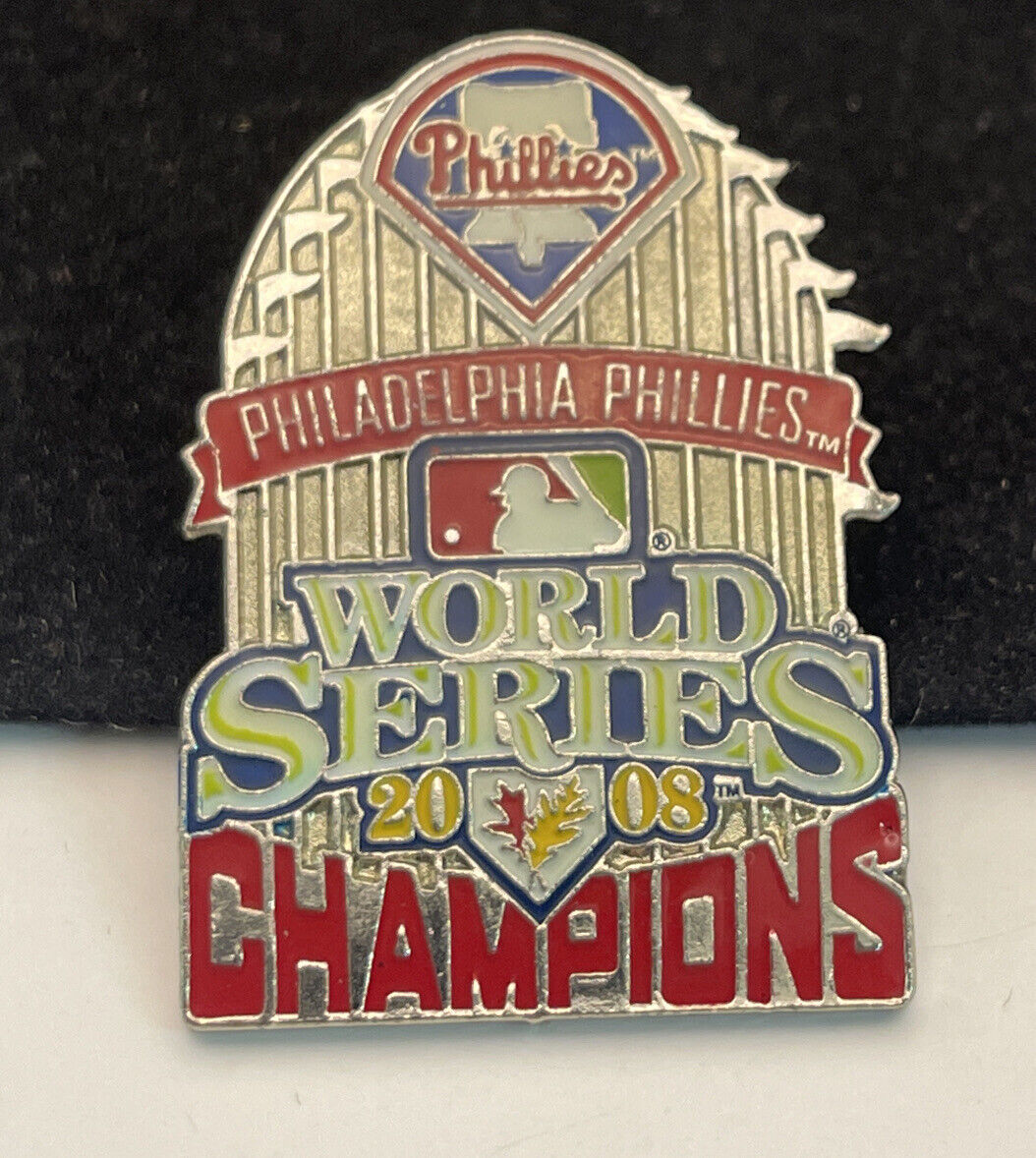 Brooch Pin lapel enamel philadelphia phillies world series champions 2008