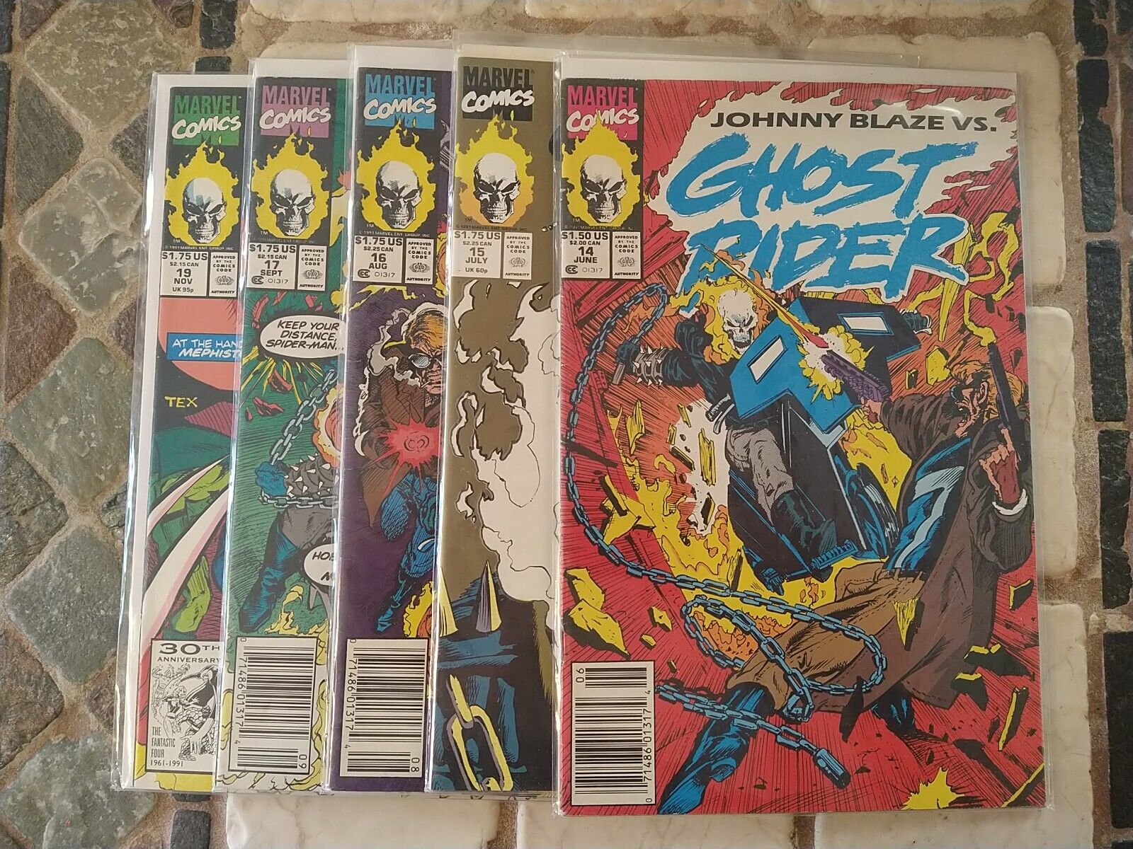 Ghost Rider #14-17, 19  1991 Marvel Comics