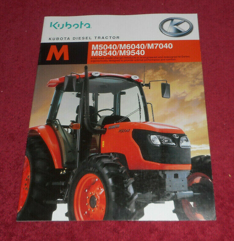 2005 Kubota Diesel Tractors M-Series Advertising Brochure