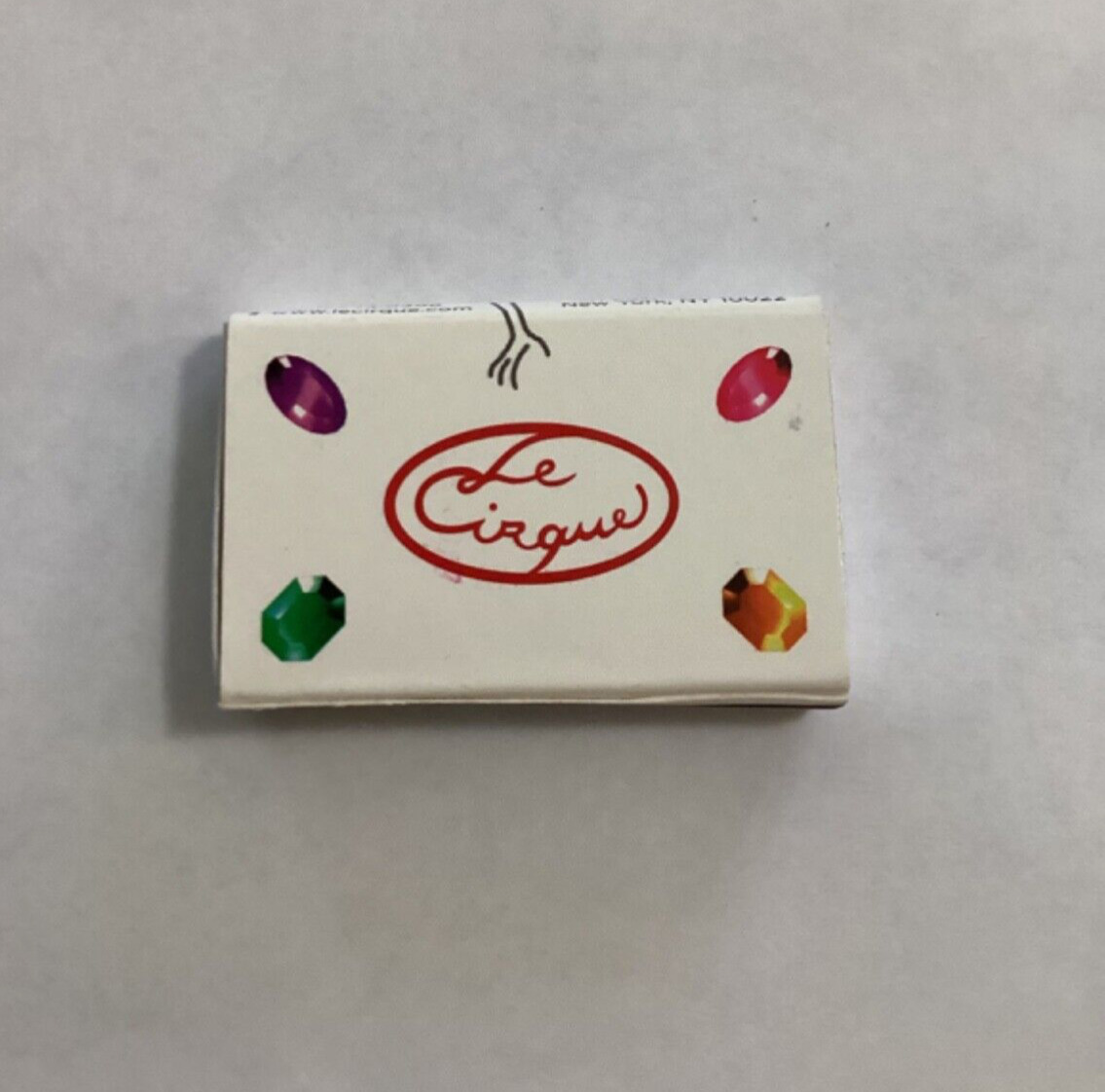 Vintage Le Cirque French Restaurant Matchbox New York NYC Advertising Matchbook