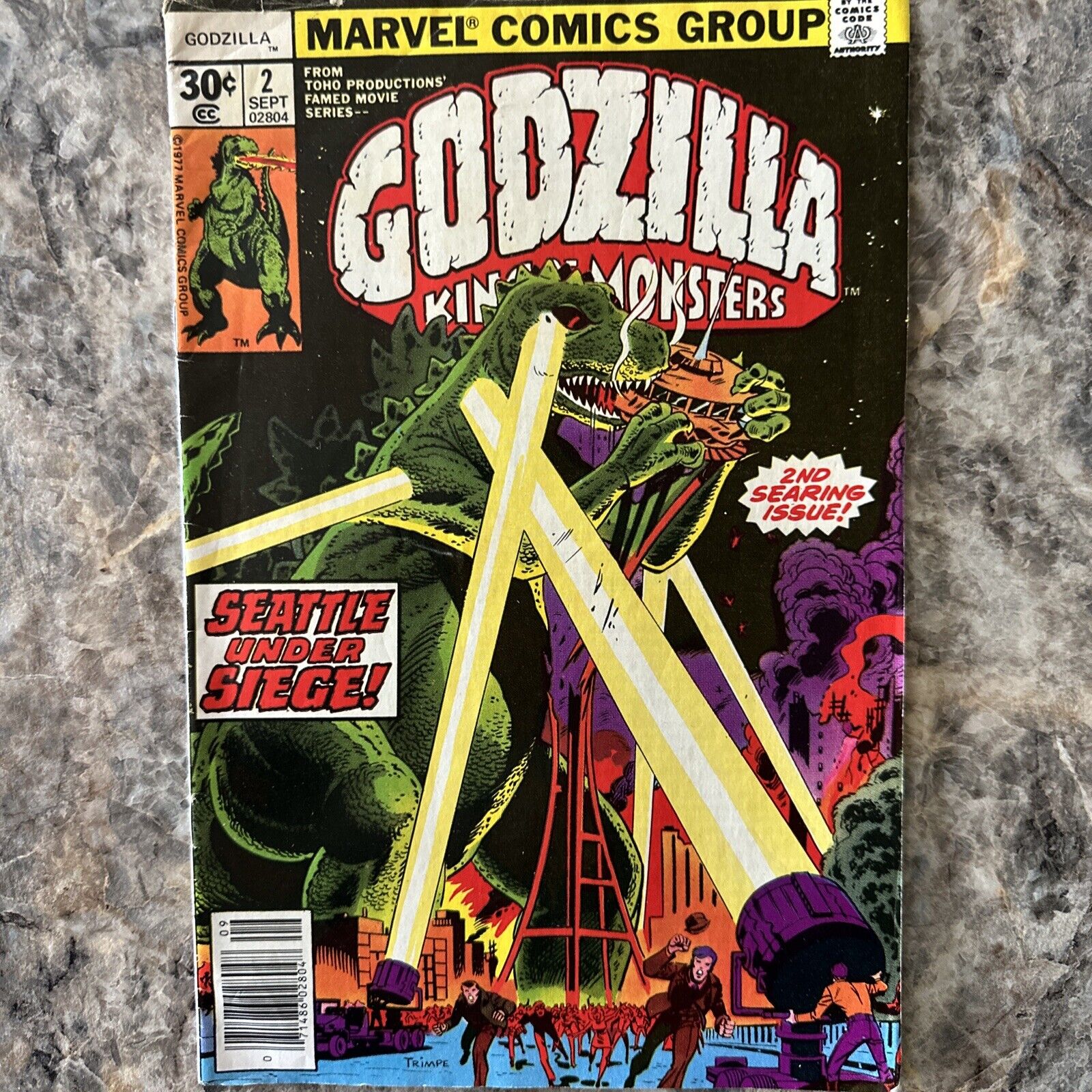 Godzilla King Of Monsters #2, Marvel, September 1977