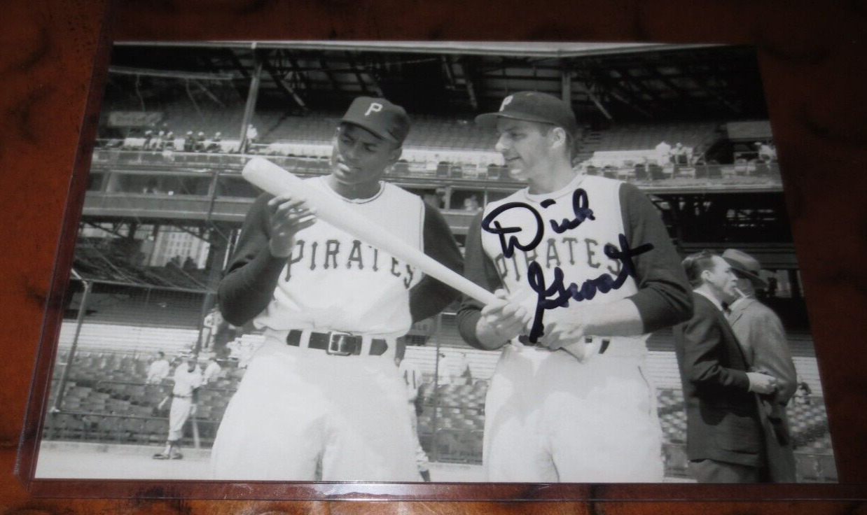 Lot of 4 Dick Groat (dec) signed autographed photos Duke Pirates Cardinals MLB