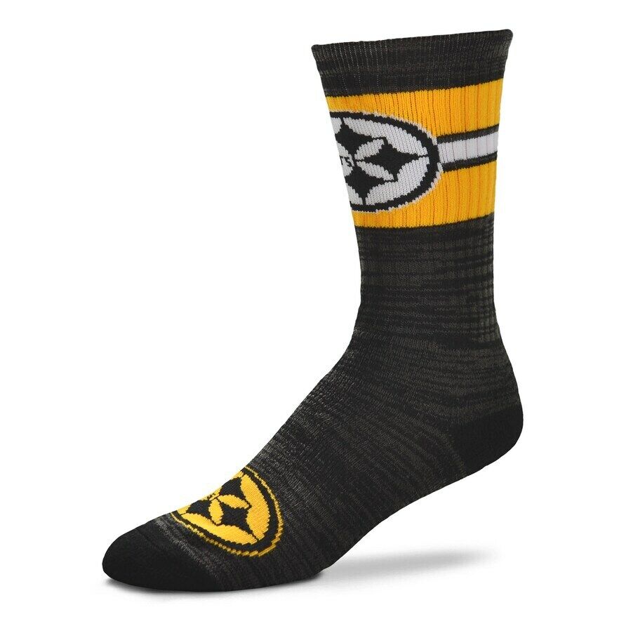 Pittsburgh Steelers NFL Football First String Crew Socks