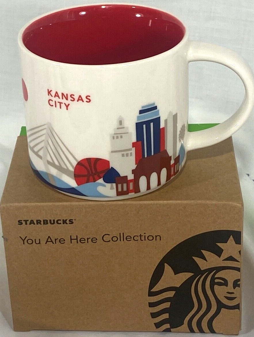 Starbucks 2014 Kansas City You Are Here Collection Mug NEW IN BOX