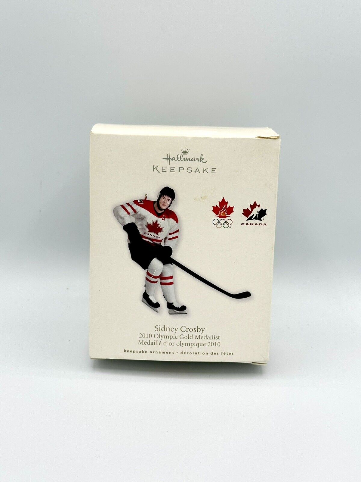 2010 Hallmark Ornament Sidney Crosby Olympic Gold Medalist Canada Exclusive Rare