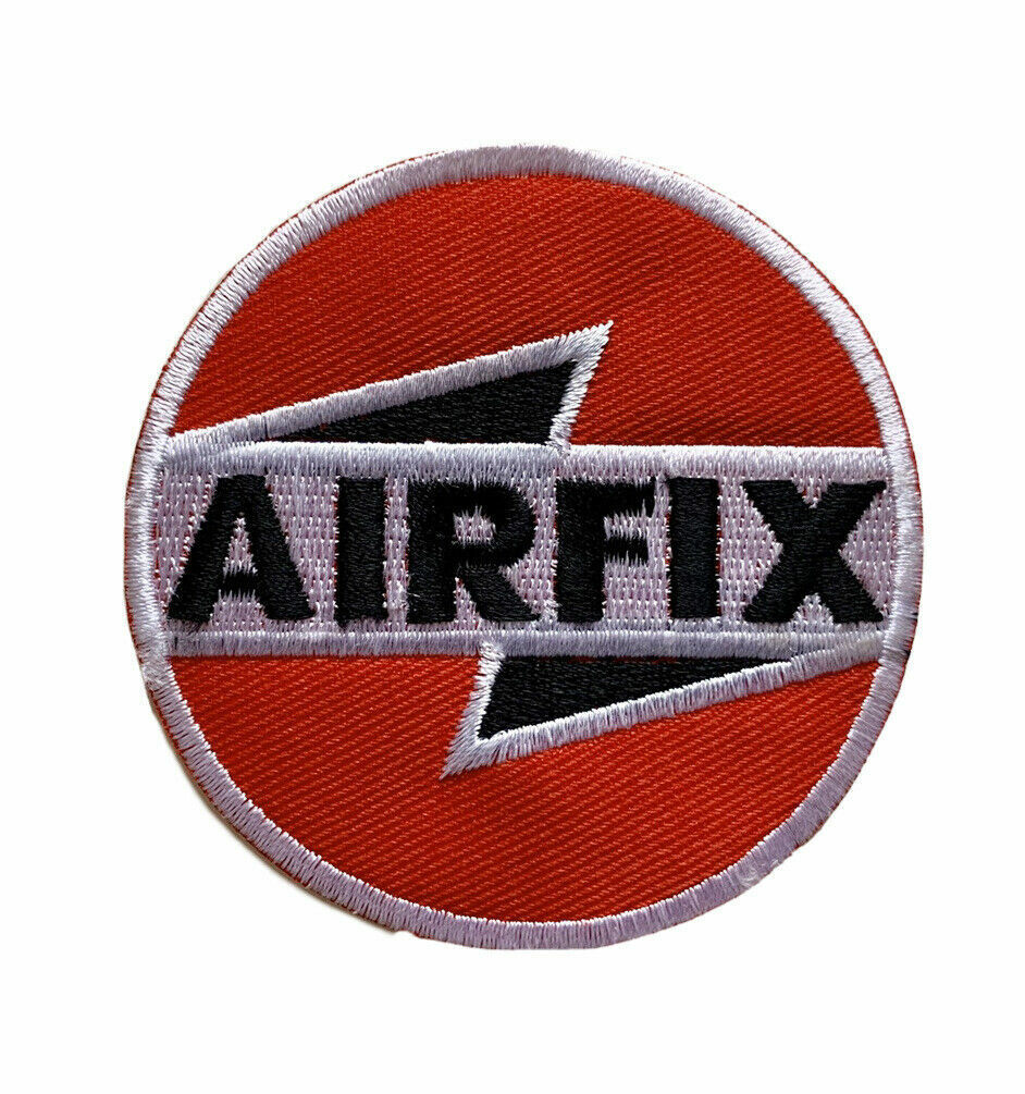 AIRFIX Classic 60s Roundal Iron Sew on Embroidered Patch Badge Dress Jeans