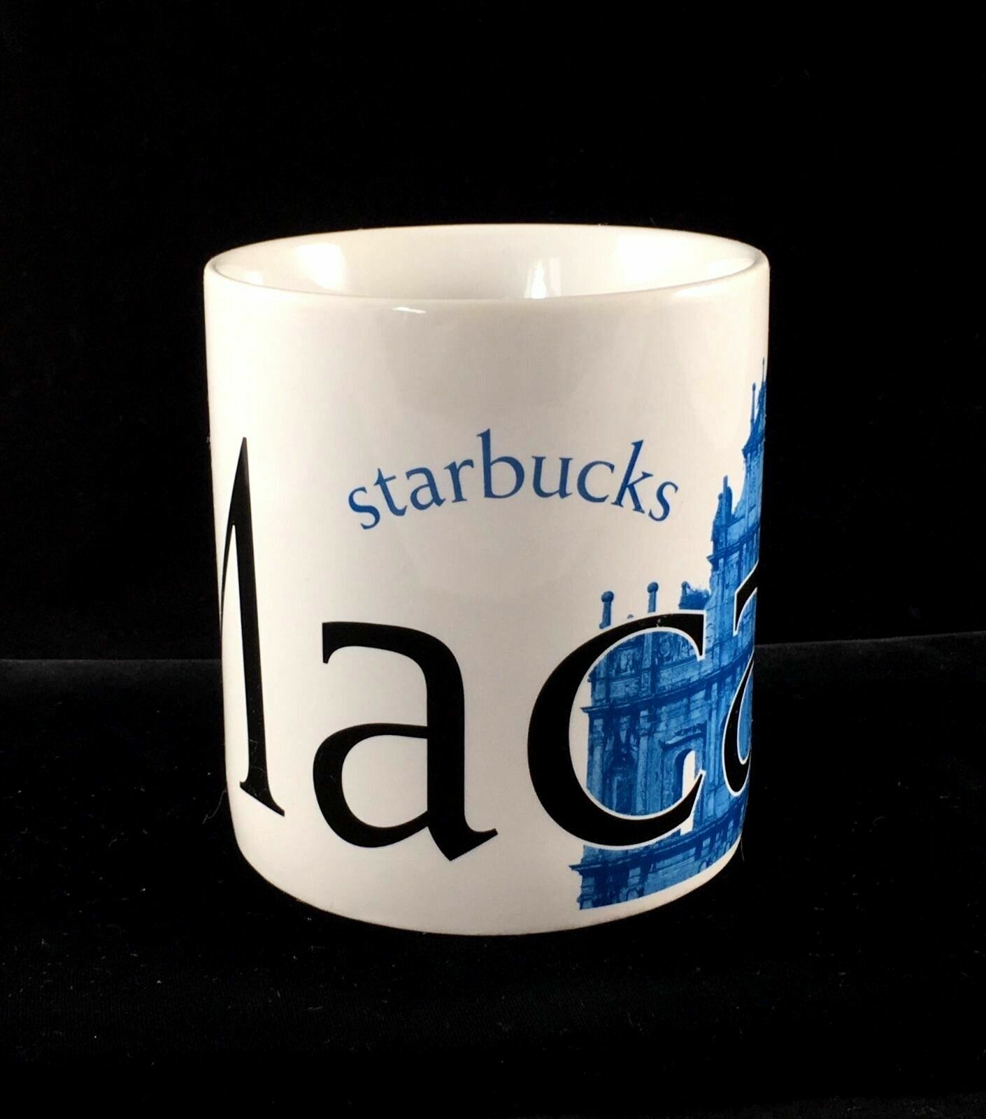 STARBUCKS MACAU City Coffee Mug Tea Cup 2003 St. Paul\'s Collector Series Gift